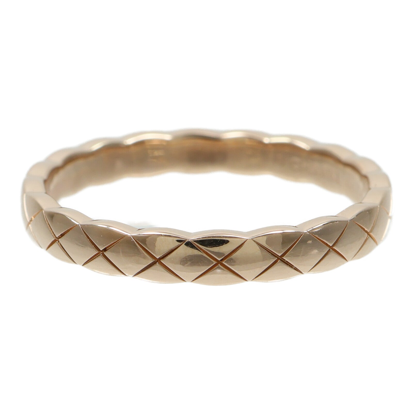 CHANEL 18K玫瑰金Coco Crush Ring戒指