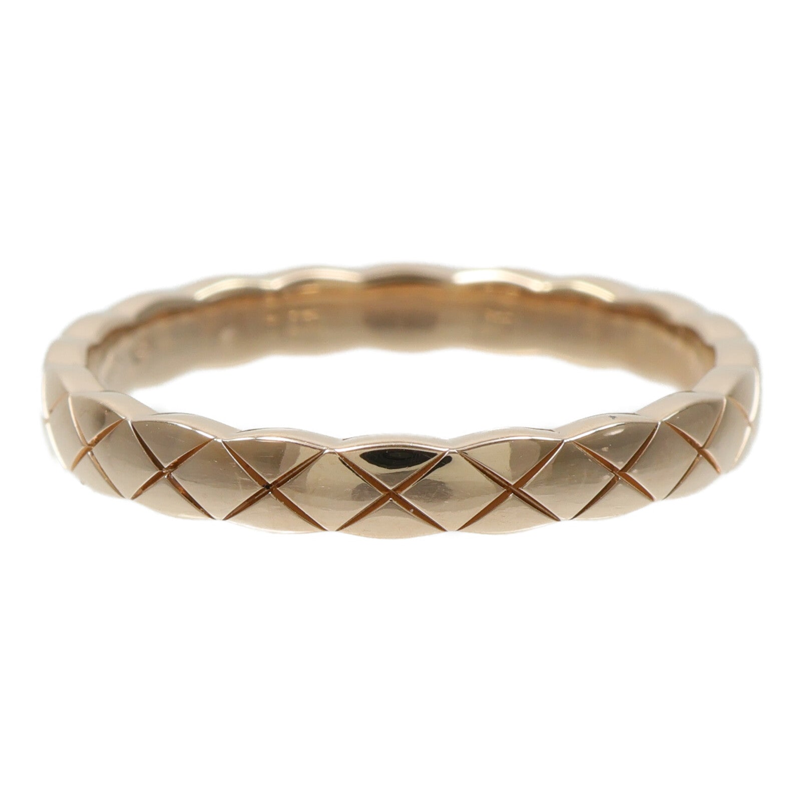 CHANEL 18K玫瑰金Coco Crush Ring戒指