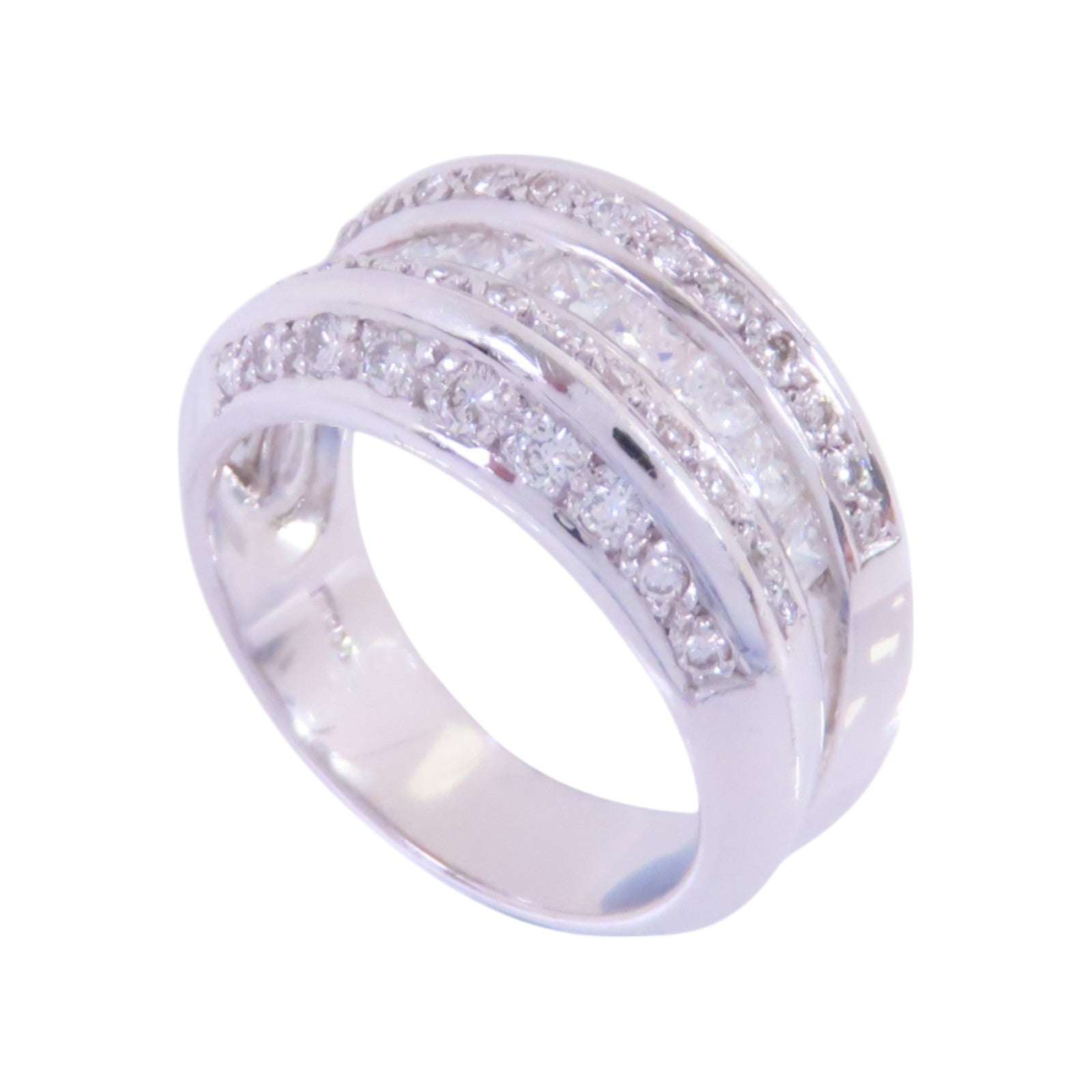 JEWELRY 【激減優惠】PT900鉑金/鑽石Diamond Ring戒指US#6.5