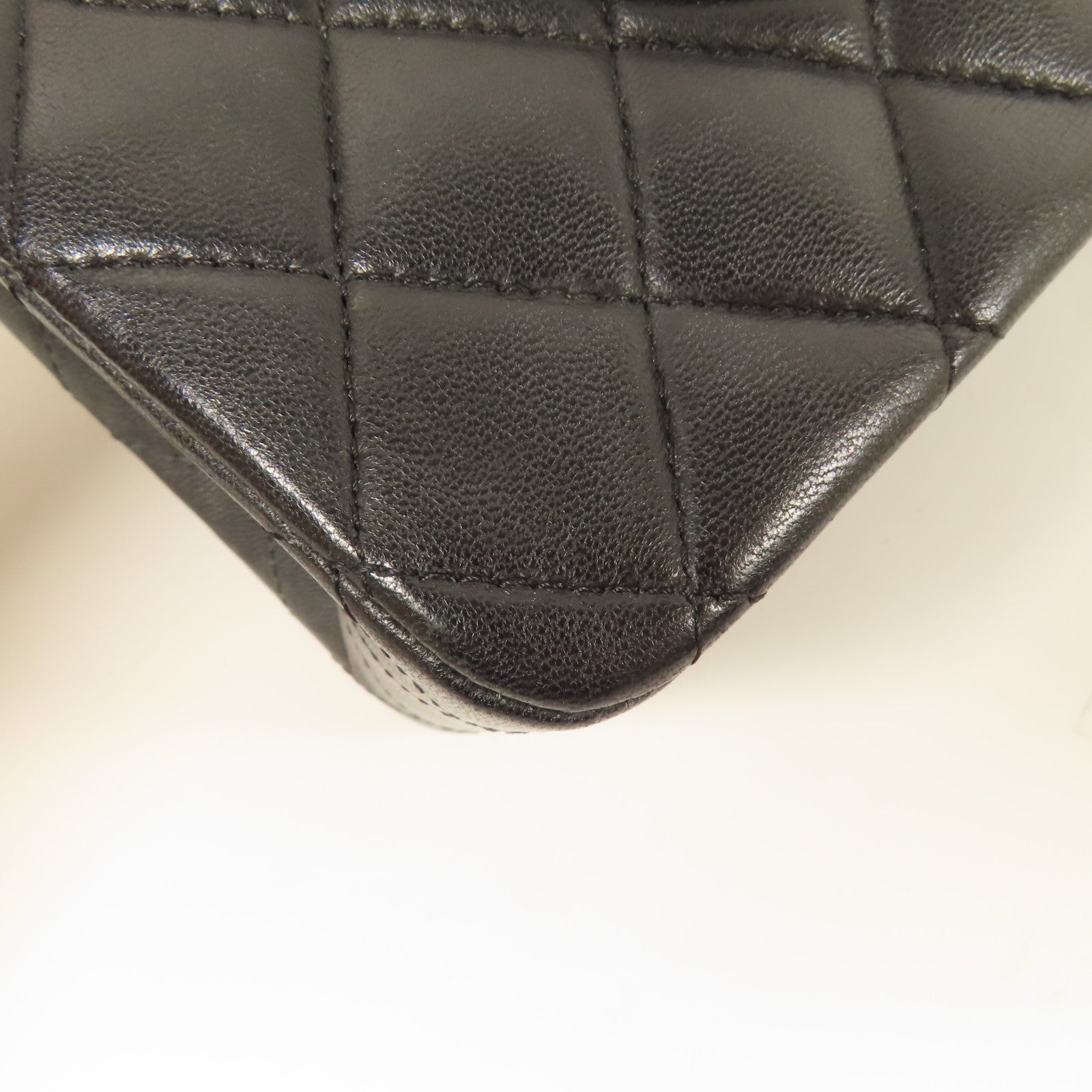 CHANEL 羊皮皮革Classic 25銀扣鏈帶肩背袋