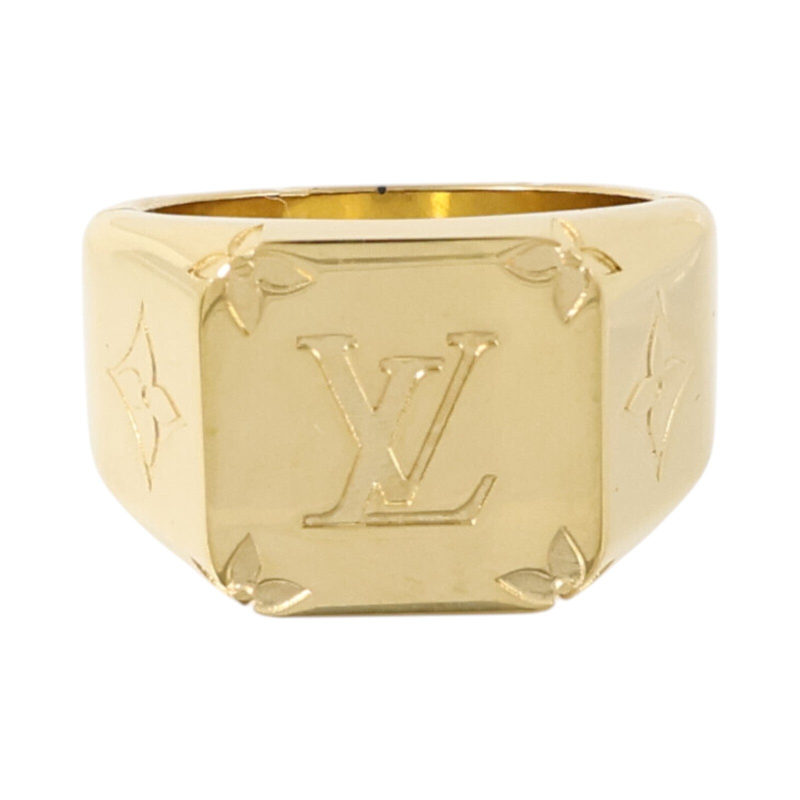 LOUIS VUITTON 金屬Monogram Signet Ring戒指