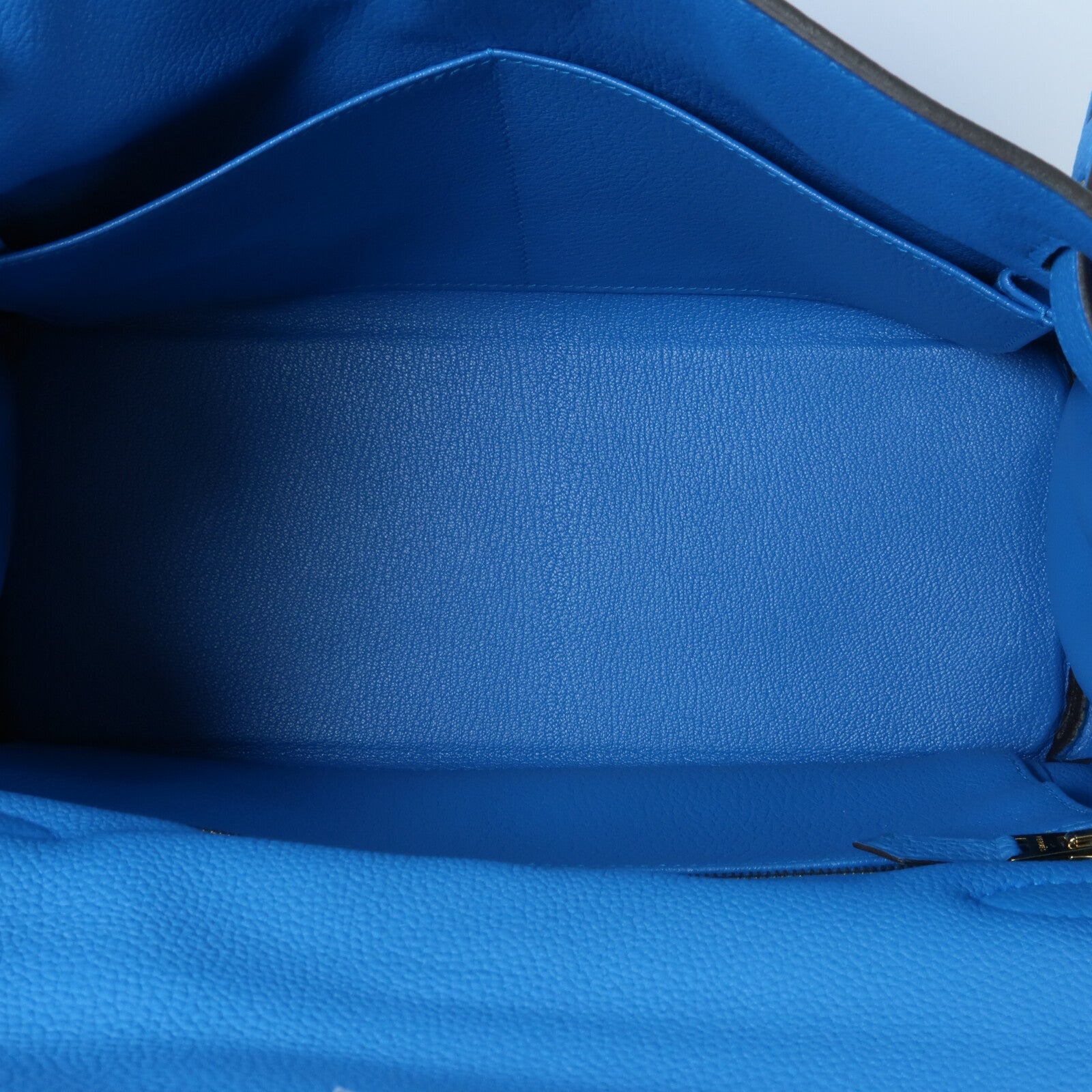 HERMES Togo皮革Kelly 28手挽肩背兩用袋Bleu Zanzibar
