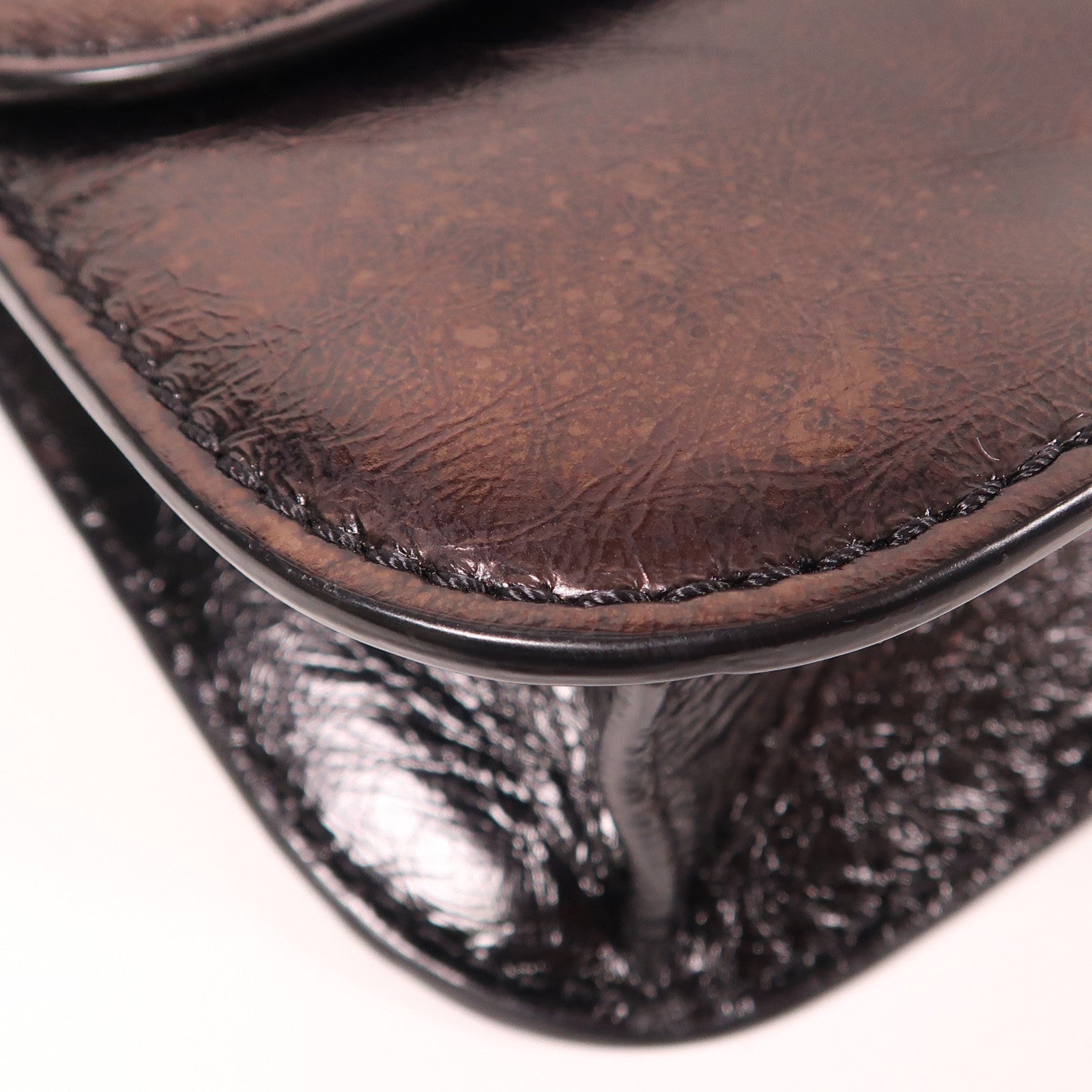 Valentino 皮革Chain Shoulder鏈帶肩背袋