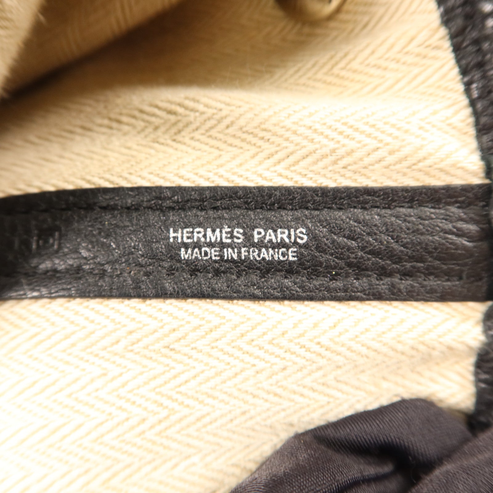 HERMES Negonda皮革GardenParty PM銀扣手挽袋