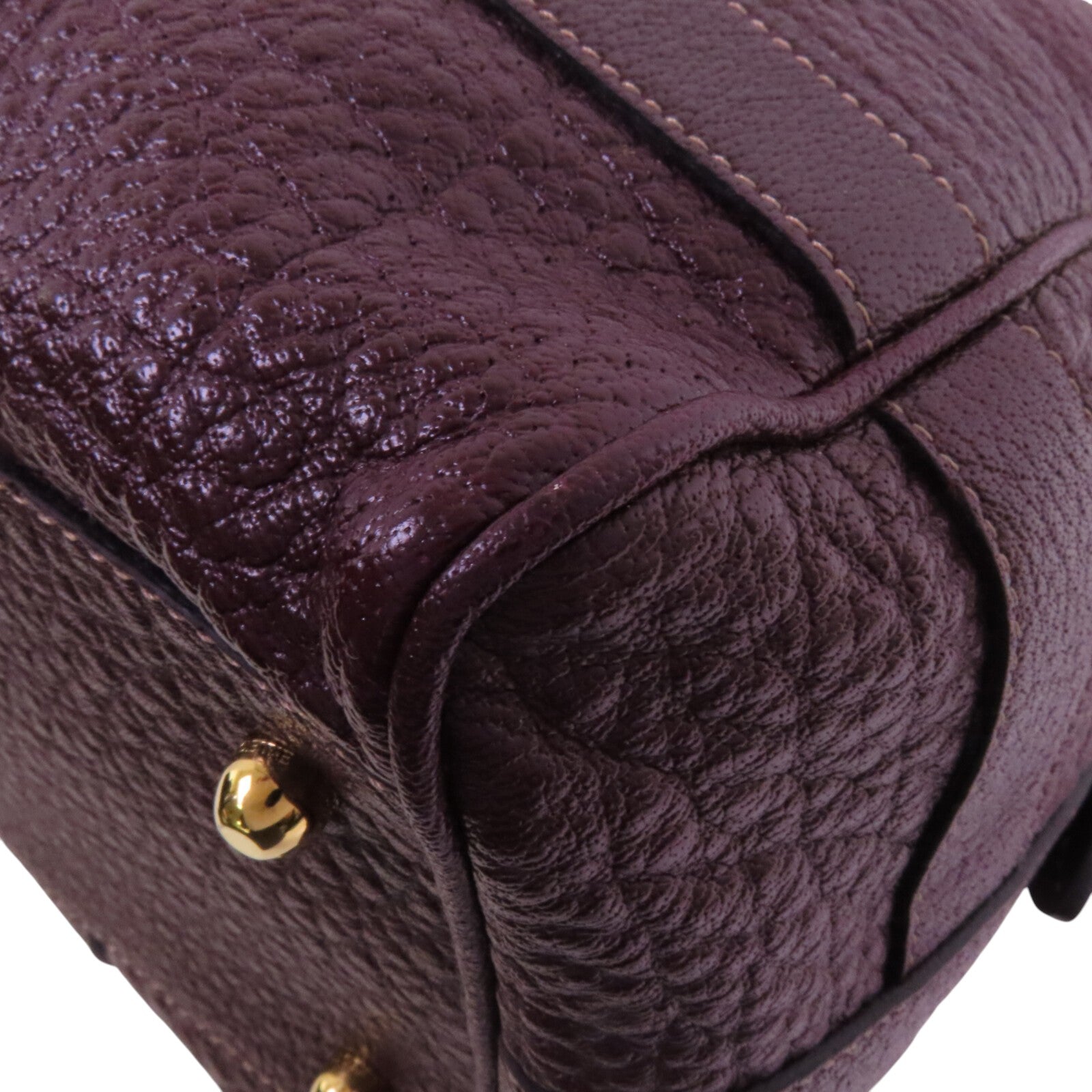 LOEWE 牛皮皮革Shoulder Bag金扣手挽肩背兩用袋