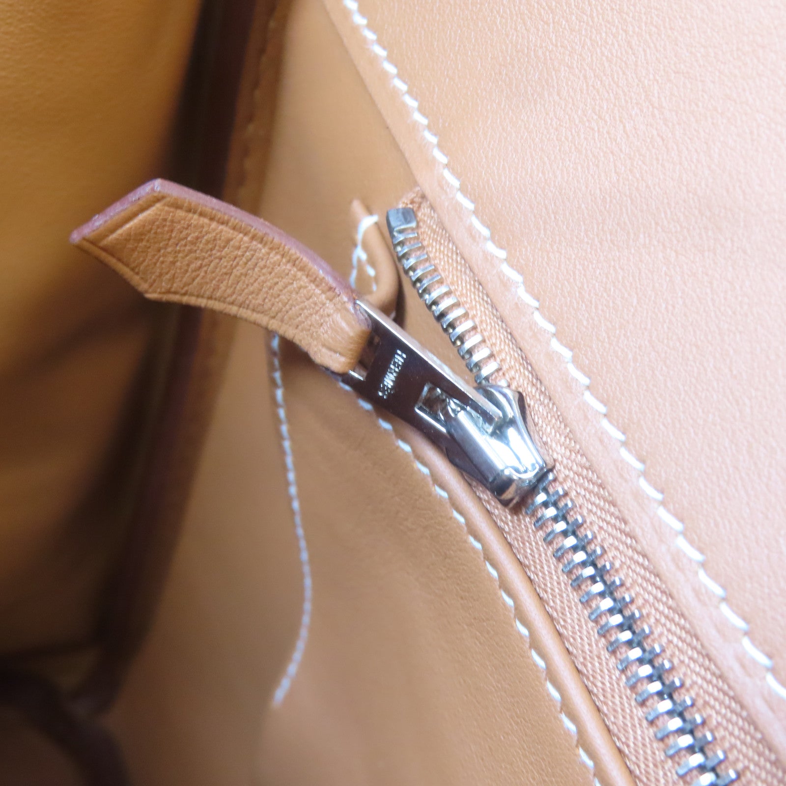 HERMES 【激減優惠】Swift皮革Birkin 35銀扣手挽袋啡色