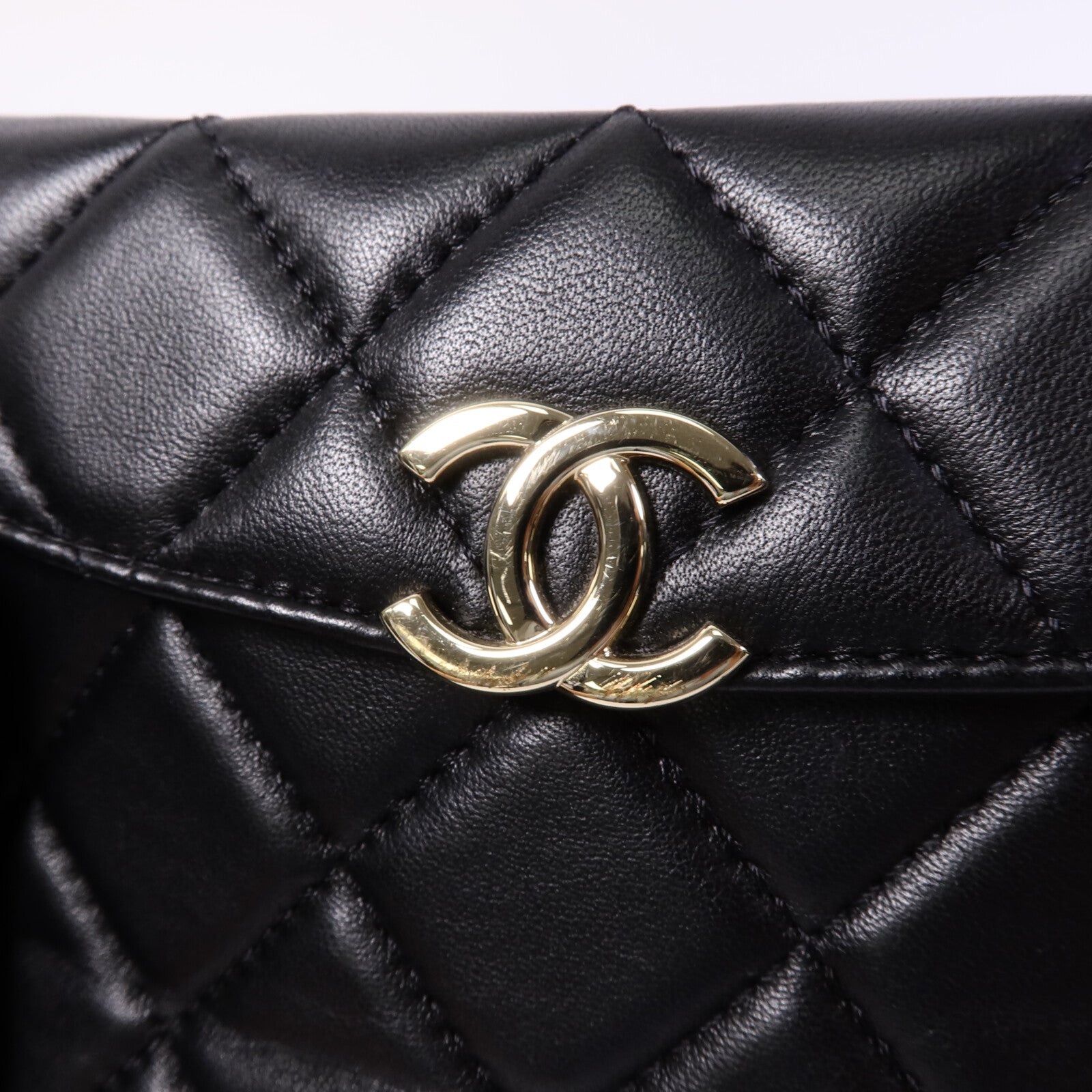 CHANEL 羊皮皮革Chain Shoulder鏈帶肩背袋