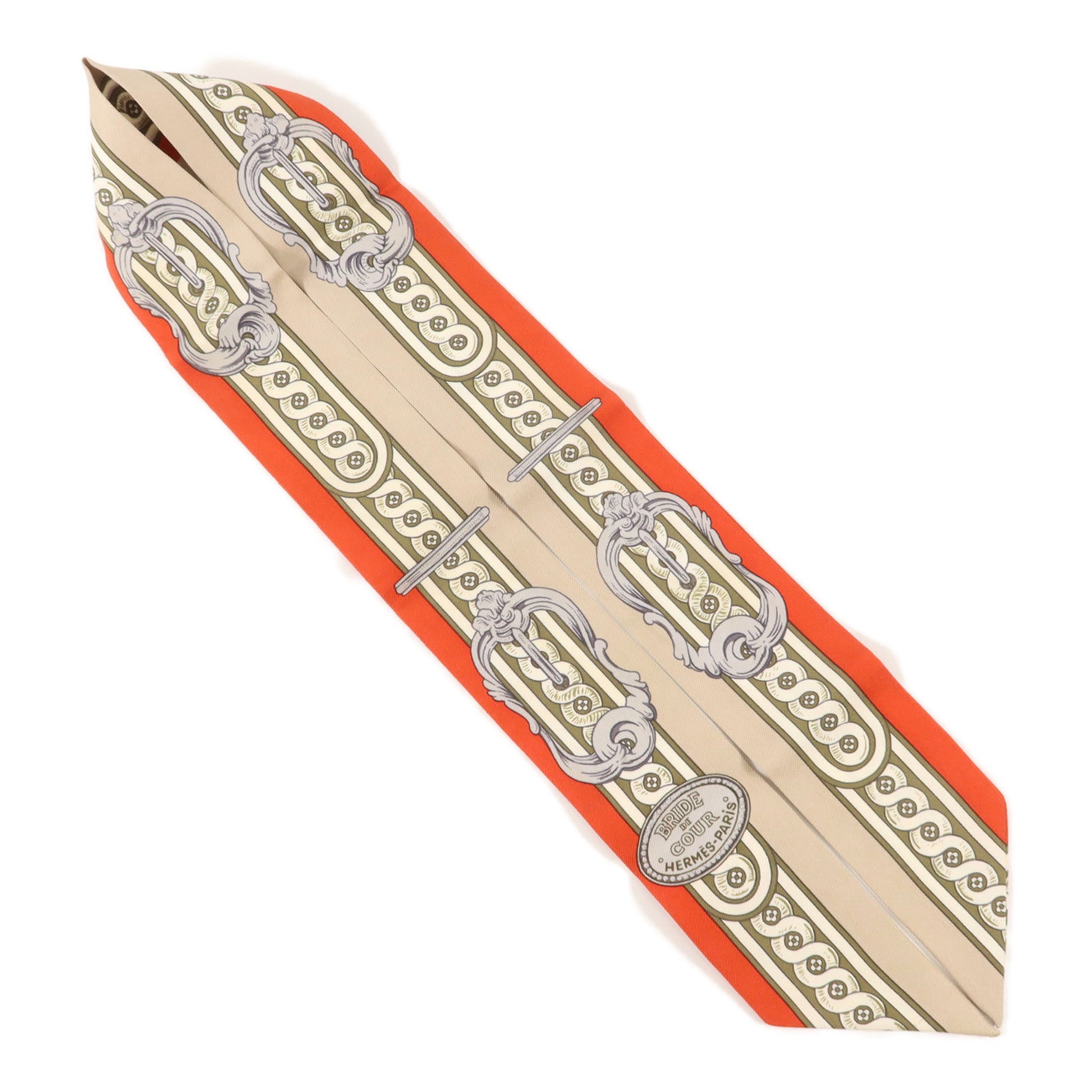 HERMES 絲質Twilly絲巾