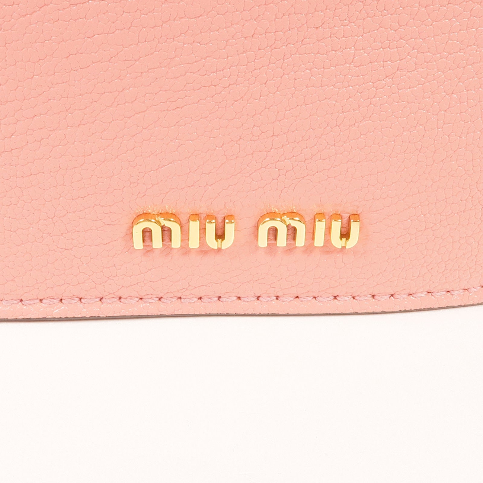 Miu Miu 山羊皮皮革Shoulder Bag金扣肩背袋