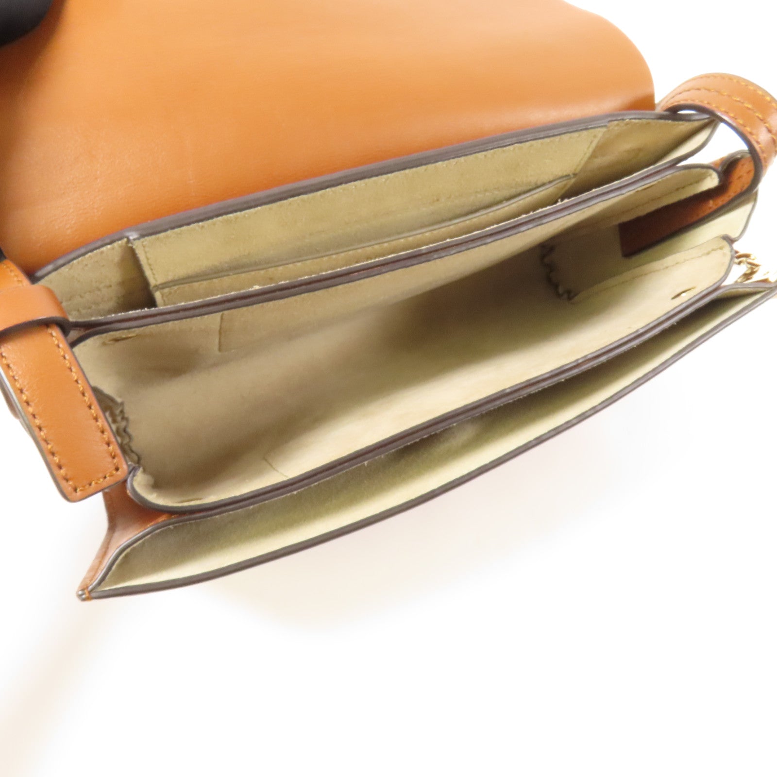 Chloe 牛皮皮革Shoulder Bag金扣肩背袋