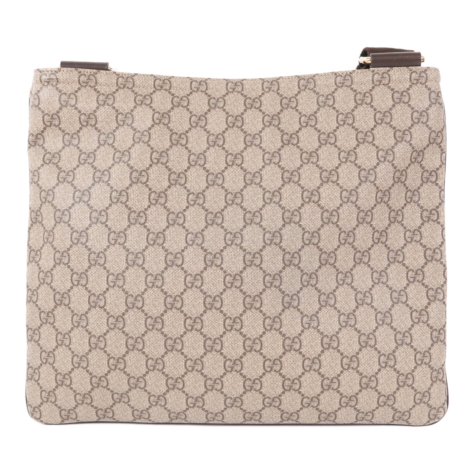 GUCCI 塗層帆布Shoulder Bag金扣肩背袋