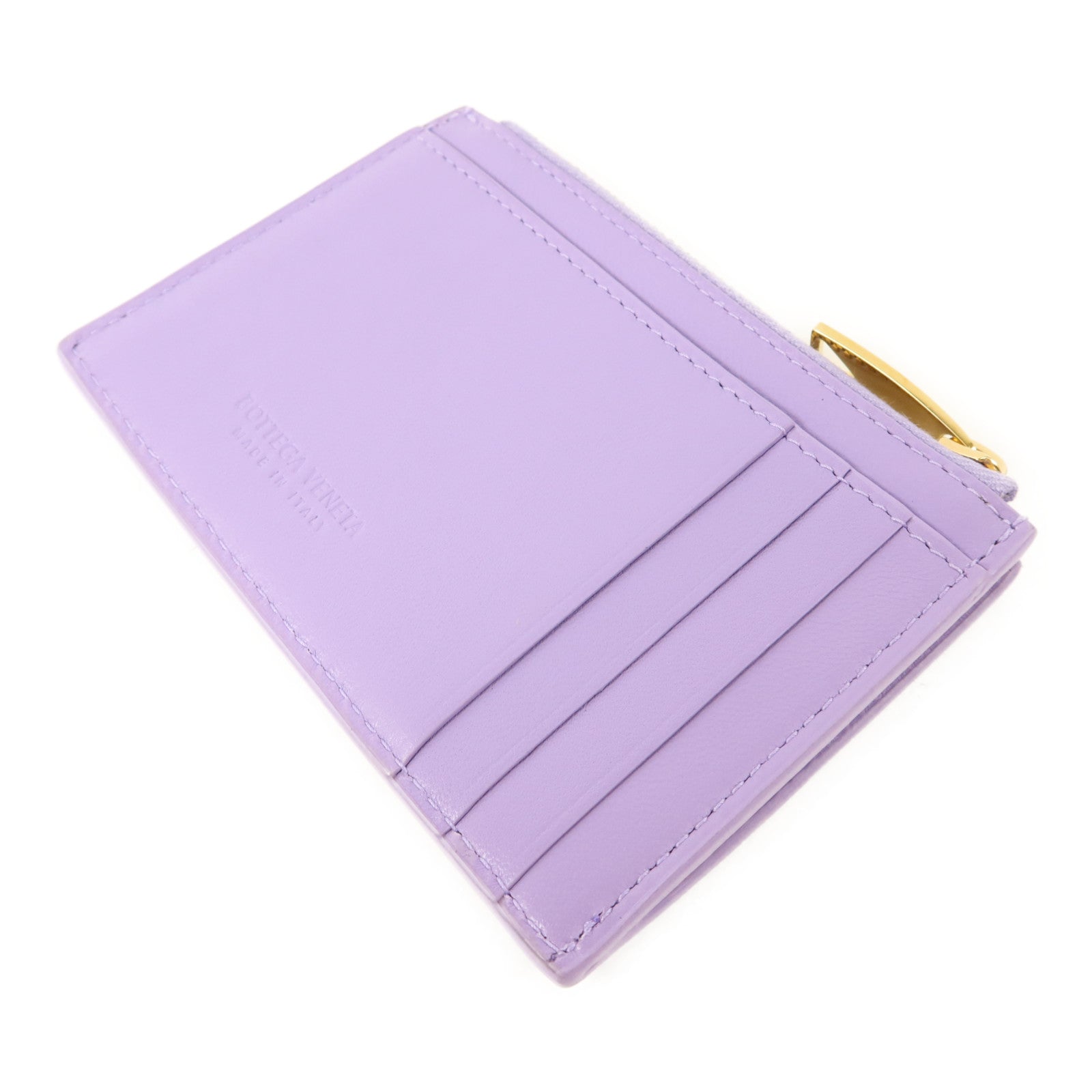 BOTTEGA VENETA 羊皮皮革Card Case金扣卡片套