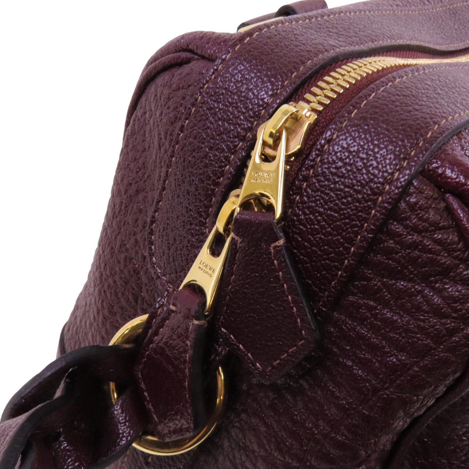 LOEWE 牛皮皮革Shoulder Bag金扣手挽肩背兩用袋