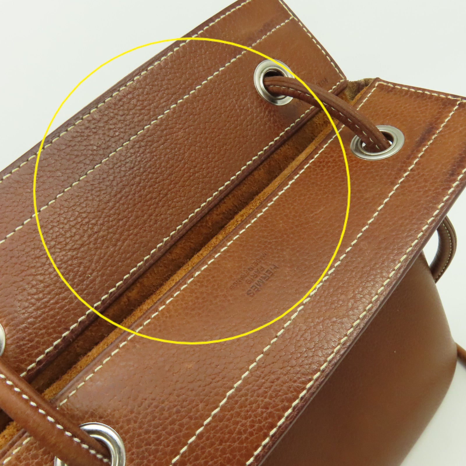 HERMES 【激減優惠】Barenia Faubourg皮革Aline Shoulder Bag肩背袋啡色