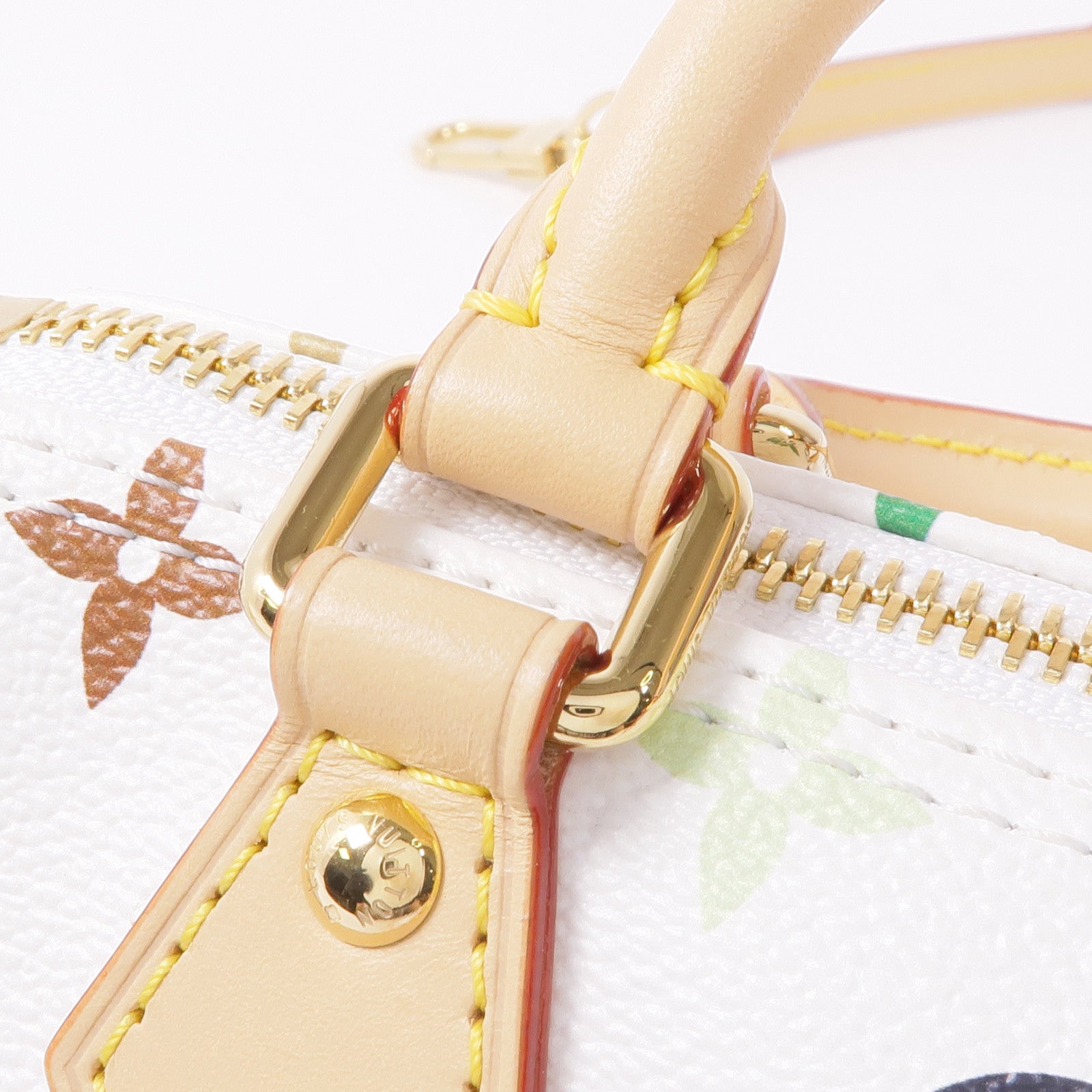 LOUIS VUITTON Monogram Multicolore LV x TM Nano Speedy金扣手挽肩背兩用袋