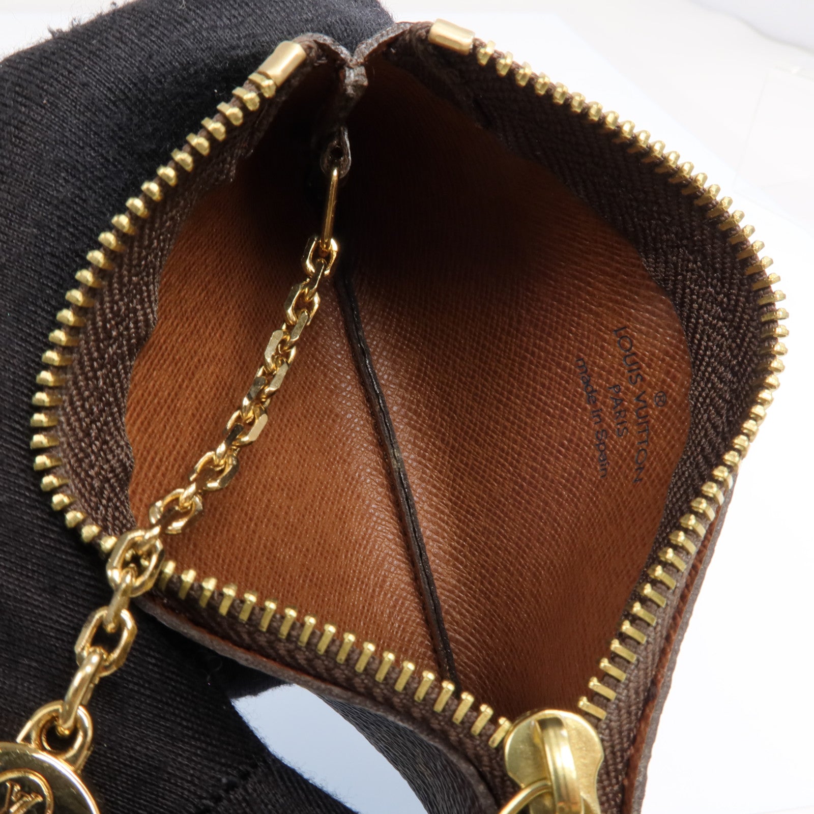 LOUIS VUITTON Monogram Key Pouch金扣鎖匙包