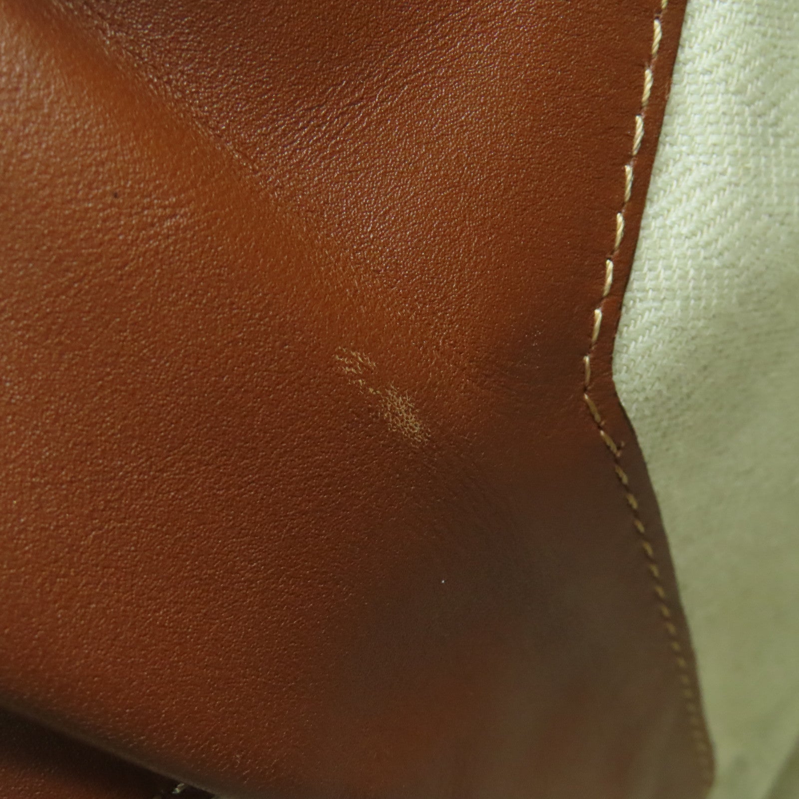 LOEWE 牛皮皮革Hammock金扣手挽肩背兩用袋棕色