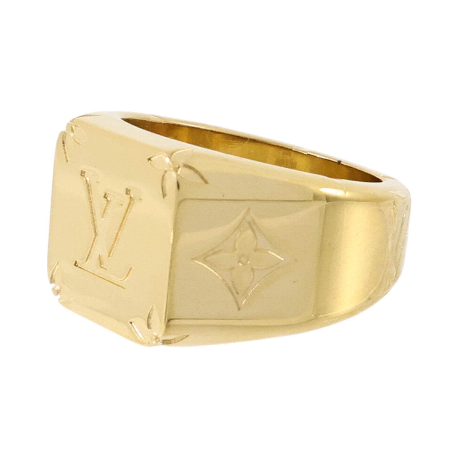 LOUIS VUITTON 金屬Monogram Signet Ring戒指
