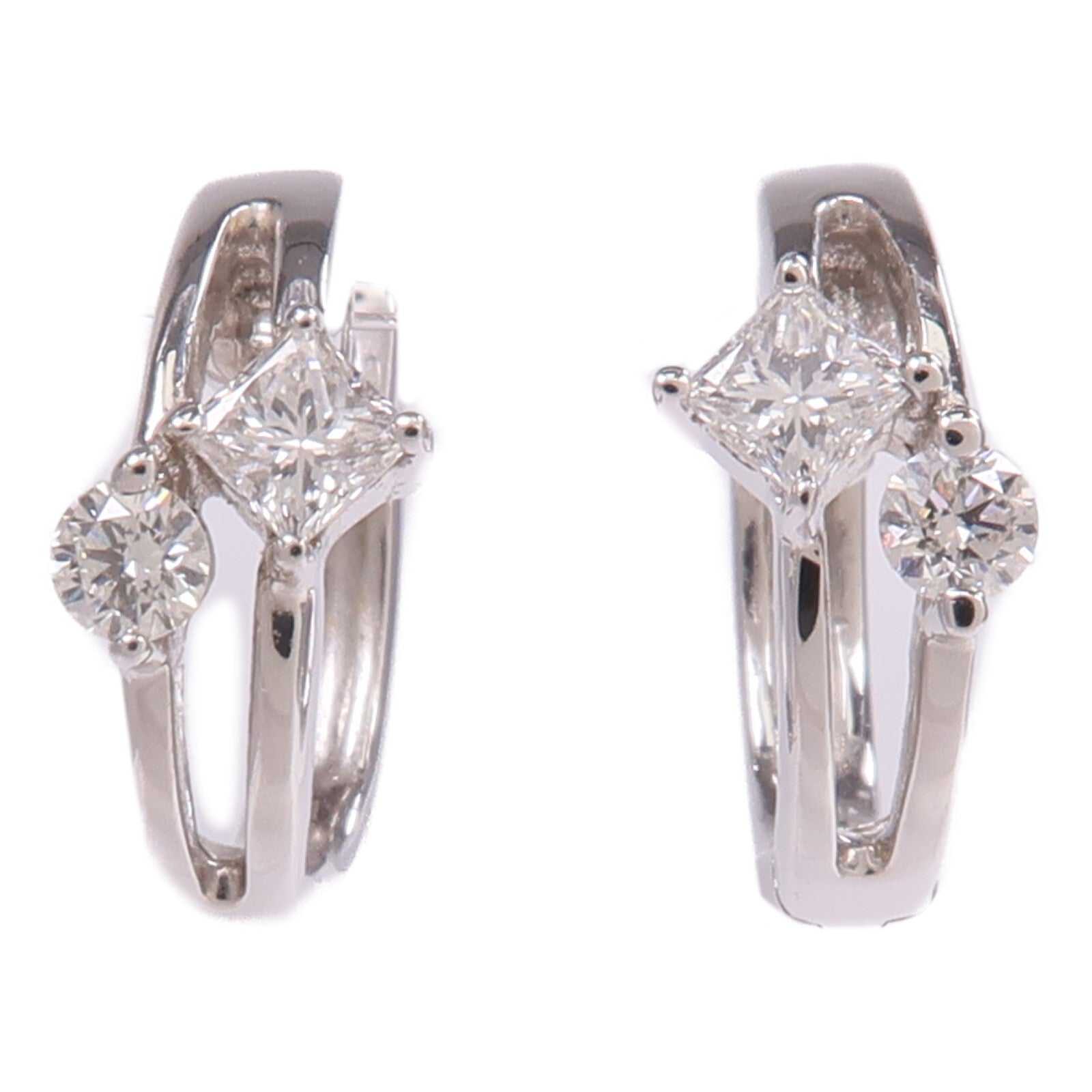 JEWELRY 18K白金Diamond Earrings鑽石耳環