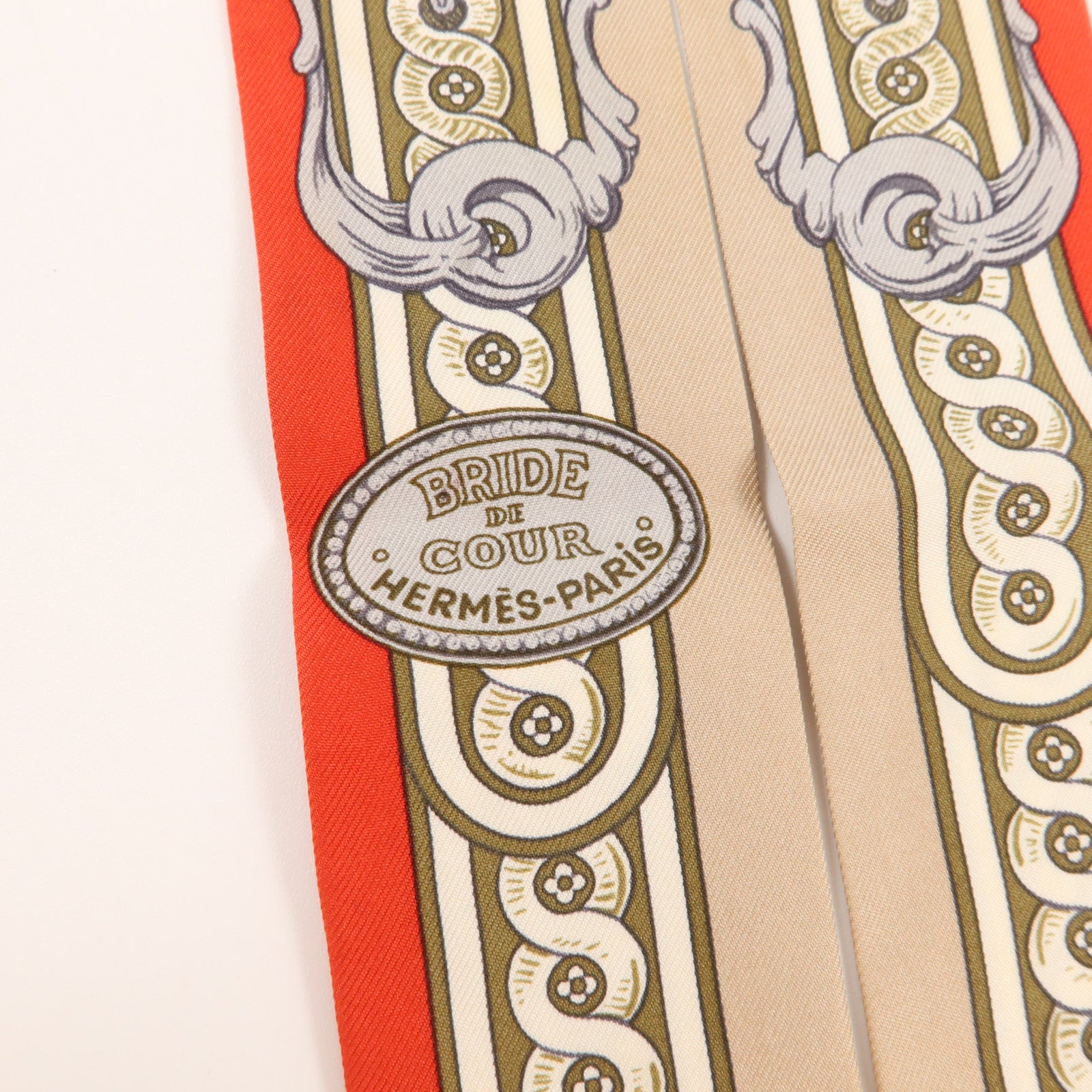 HERMES 絲質Twilly絲巾