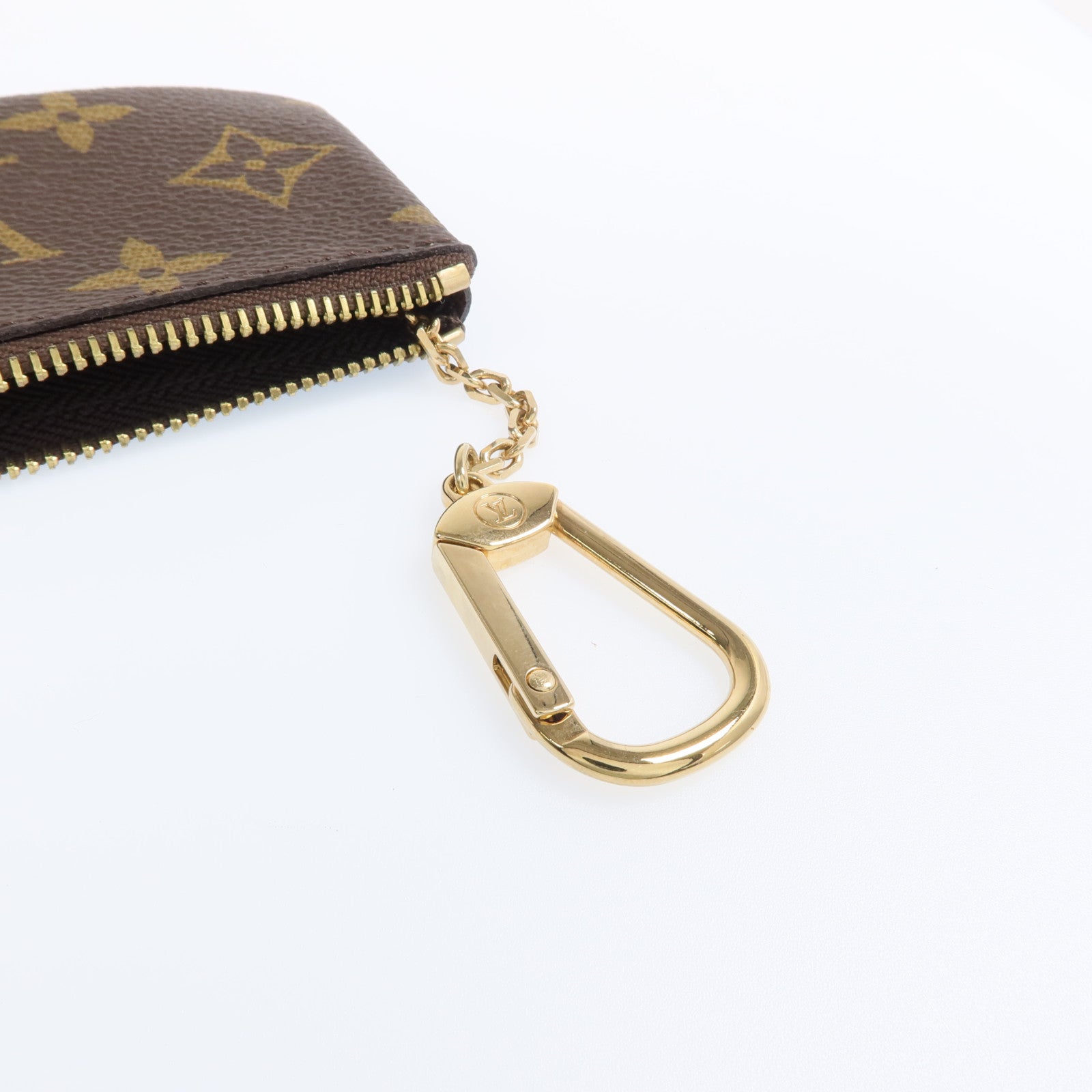 LOUIS VUITTON Monogram Key Pouch金扣鎖匙包