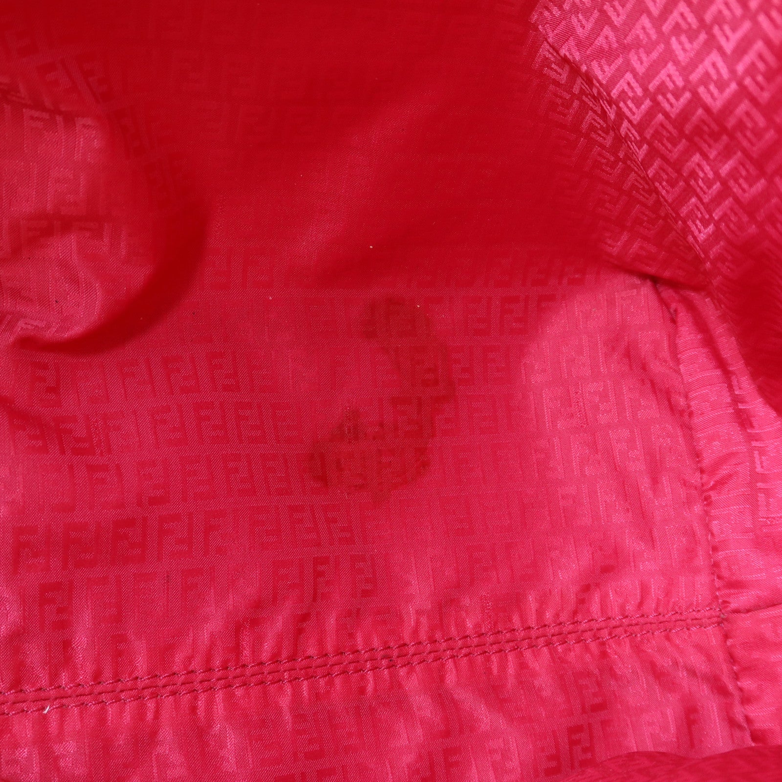 FENDI 塗層帆布Shoulder Tote金扣肩背袋/手挽袋