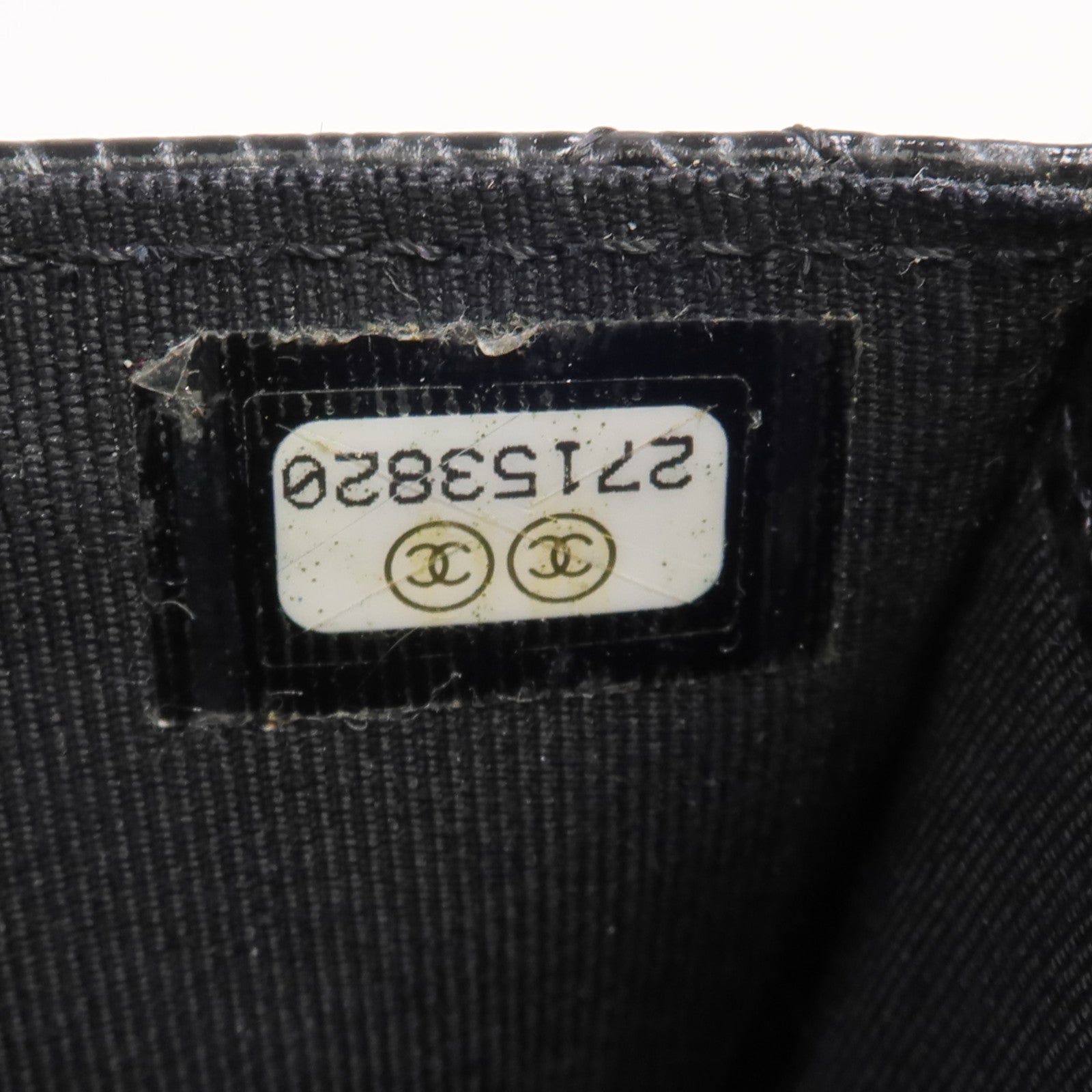 CHANEL 牛皮皮革Card Case銀扣卡片套