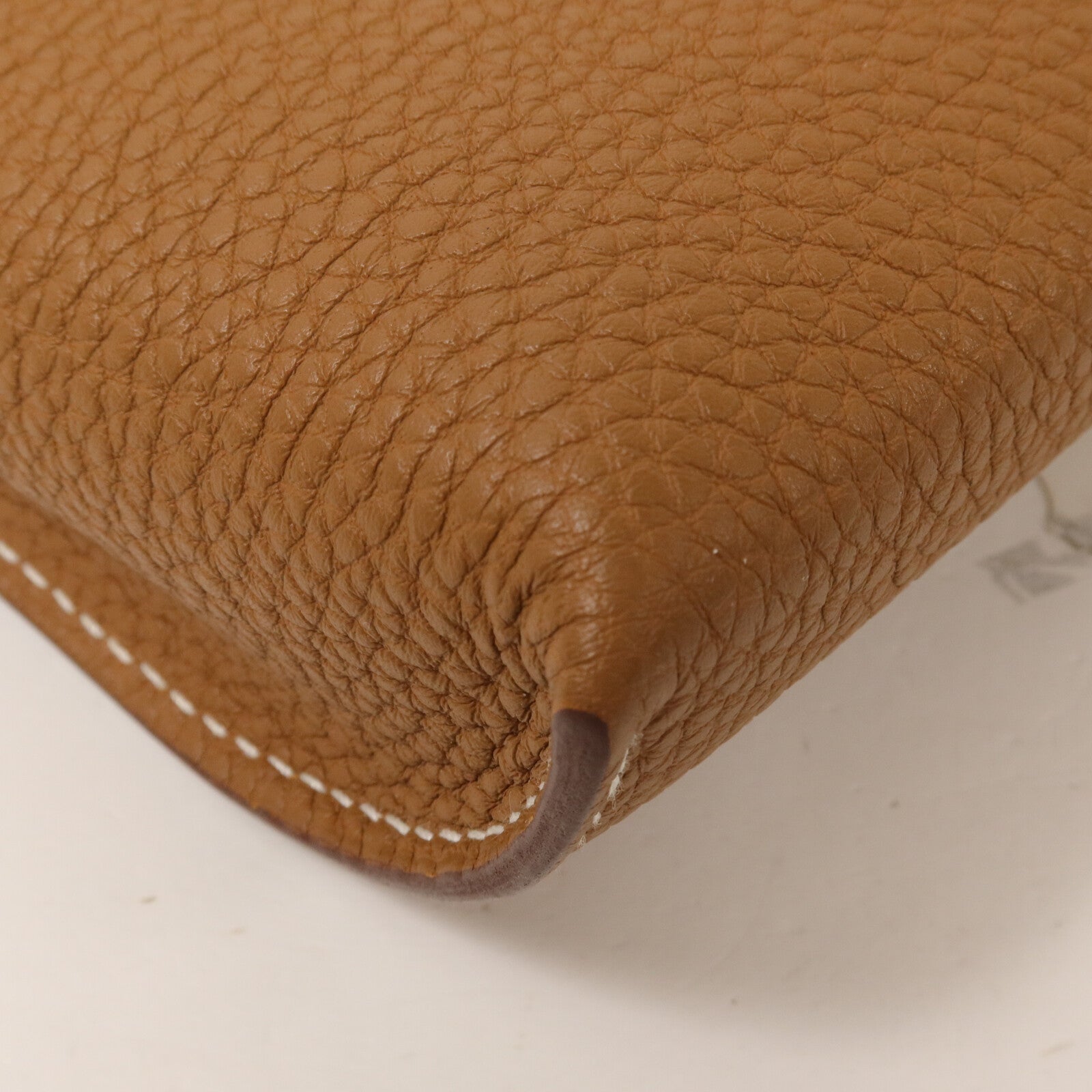HERMES Togo皮革Videpoches肩背袋Gold
