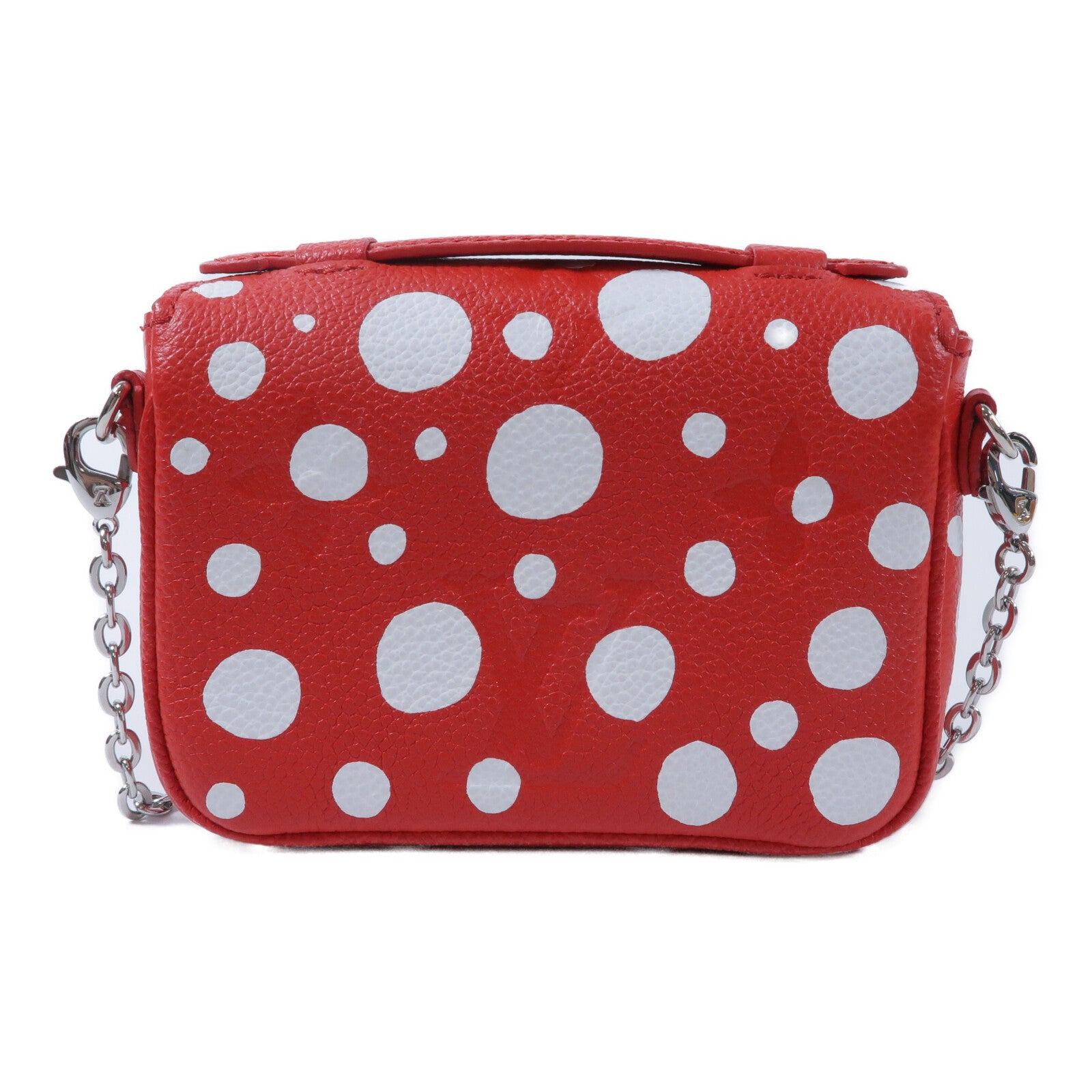LOUIS VUITTON Monogram Empreinte LV x YK Micro Metis鏈帶肩背袋