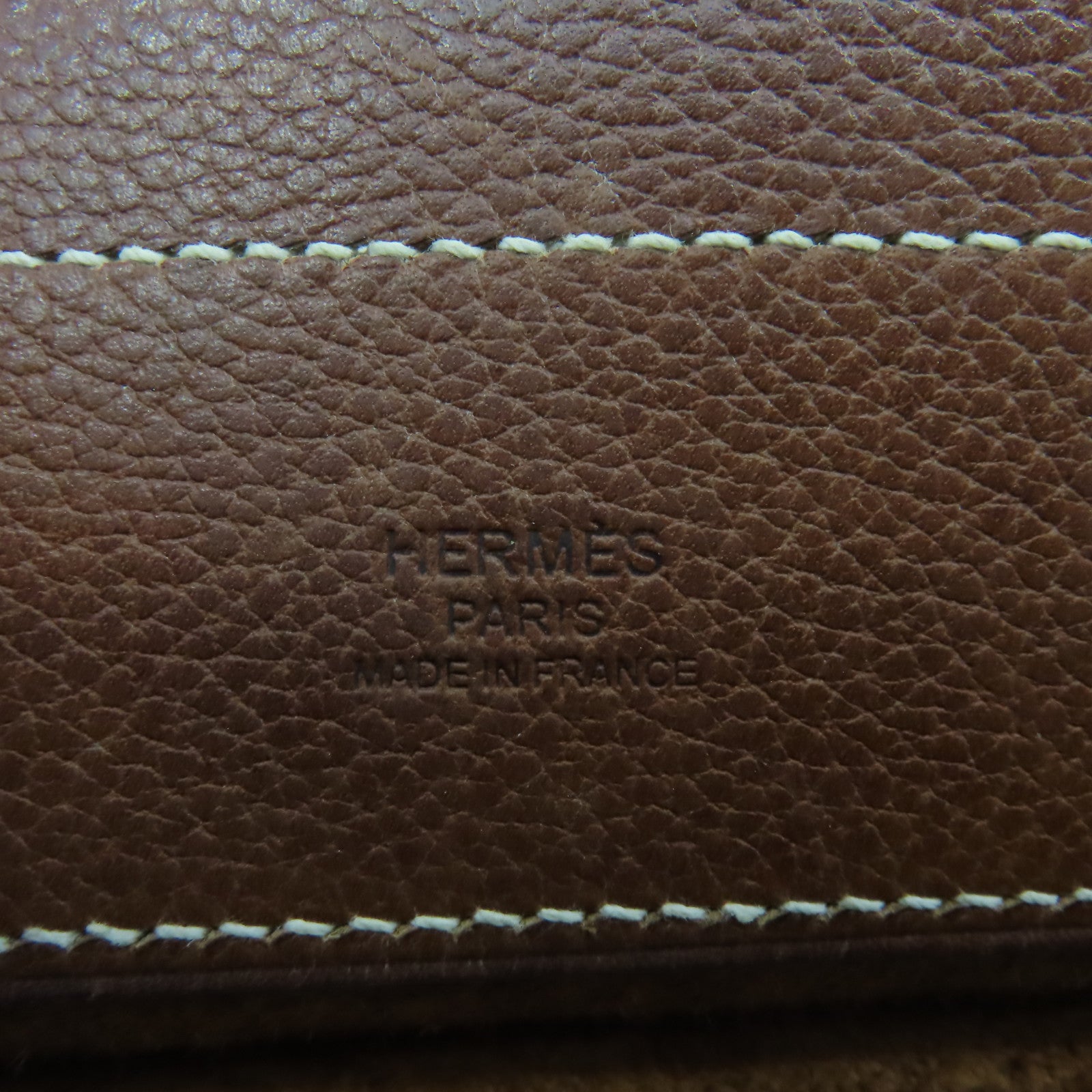 HERMES 【激減優惠】Barenia Faubourg皮革Aline Shoulder Bag肩背袋啡色