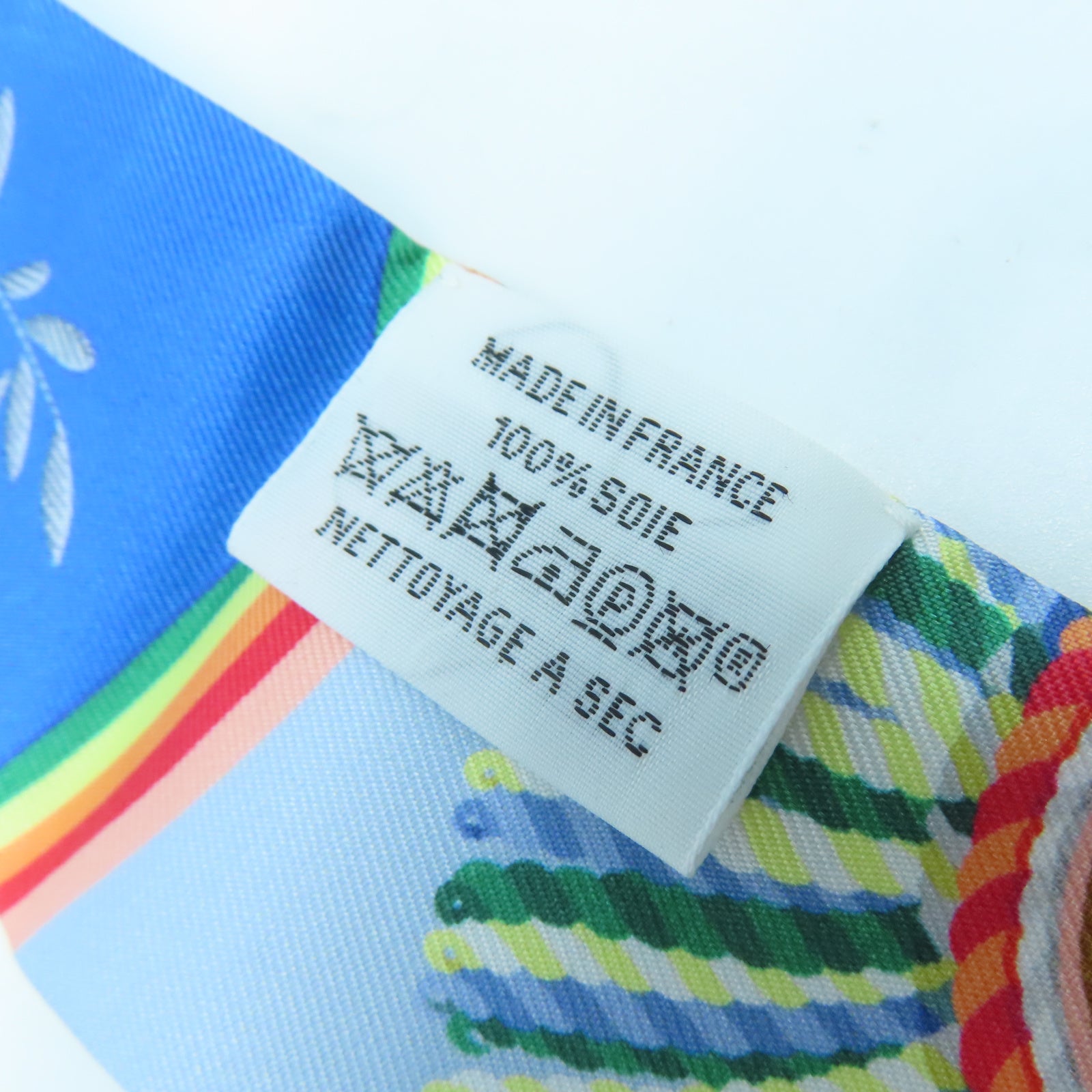 HERMES 【激減優惠】絲質Twilly Scarf絲巾藍色