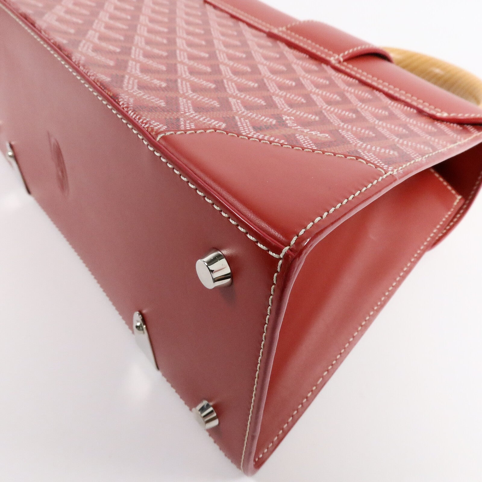 GOYARD 塗層帆布Saigon Structured PM手挽肩背兩用袋