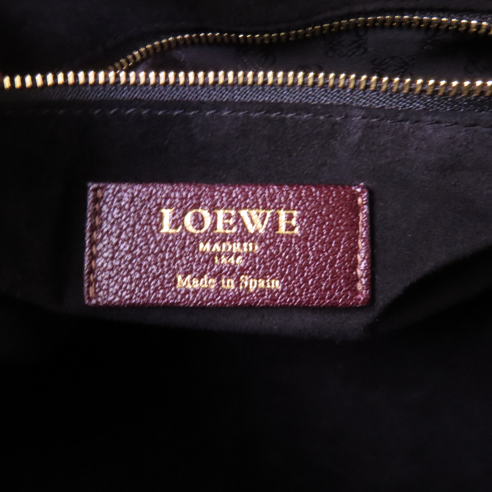 LOEWE 牛皮皮革Shoulder Bag金扣手挽肩背兩用袋