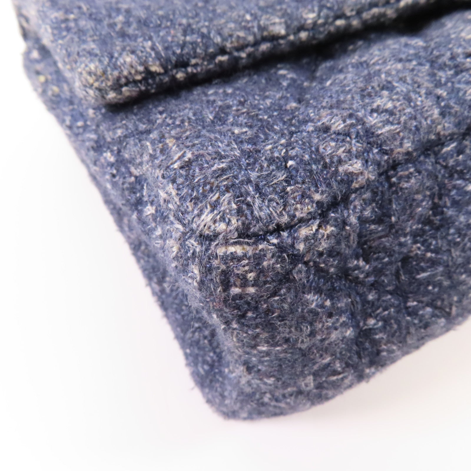 CHANEL 粗花呢2.55銀扣鏈帶肩背袋