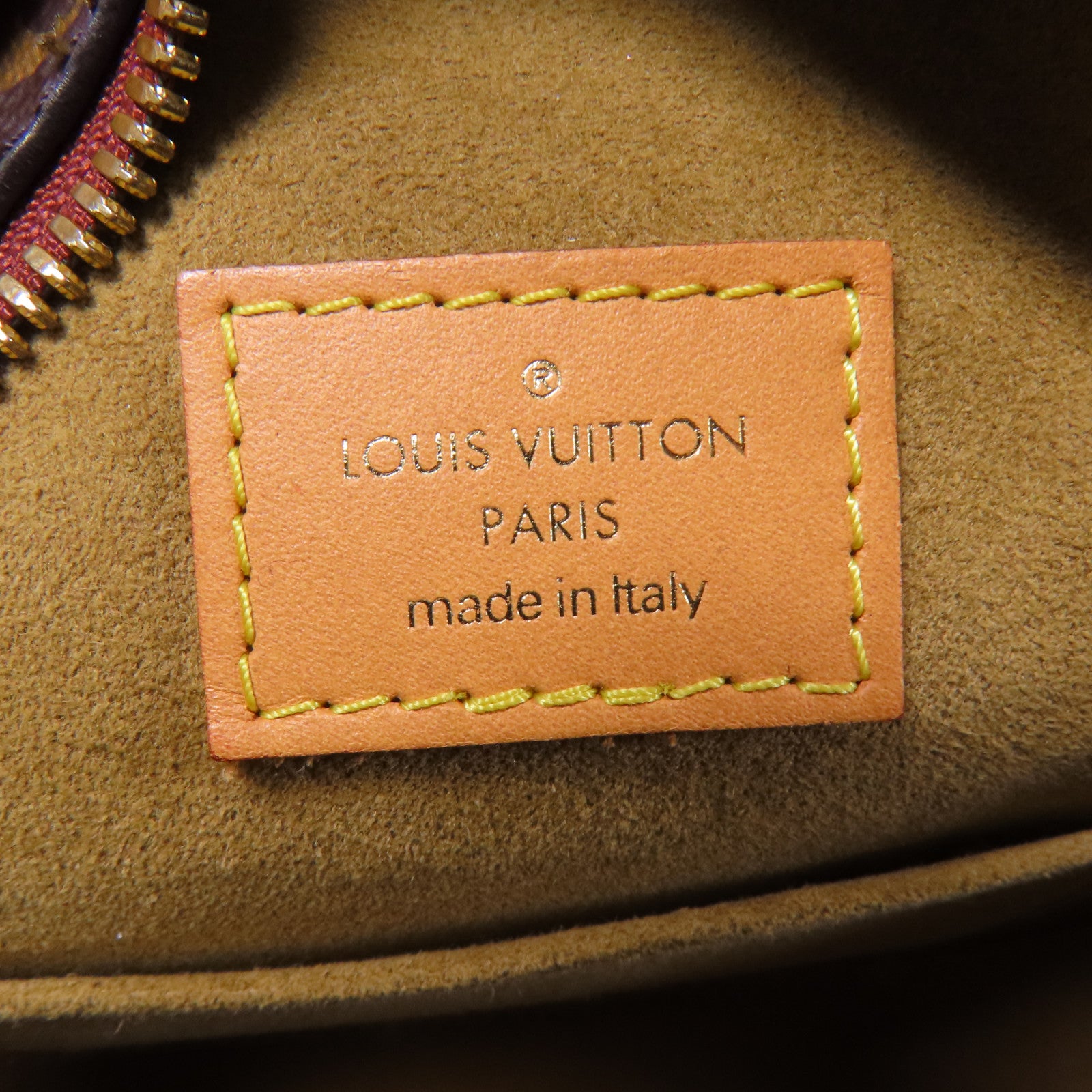 LOUIS VUITTON Monogram Boite Chapeau Souple金扣肩背袋棕色