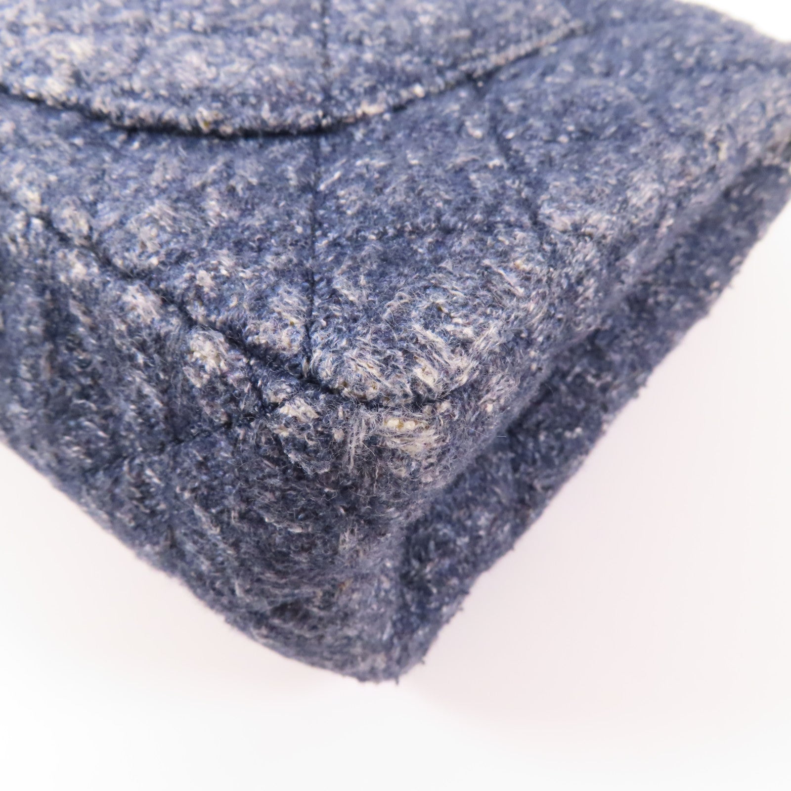 CHANEL 粗花呢2.55銀扣鏈帶肩背袋