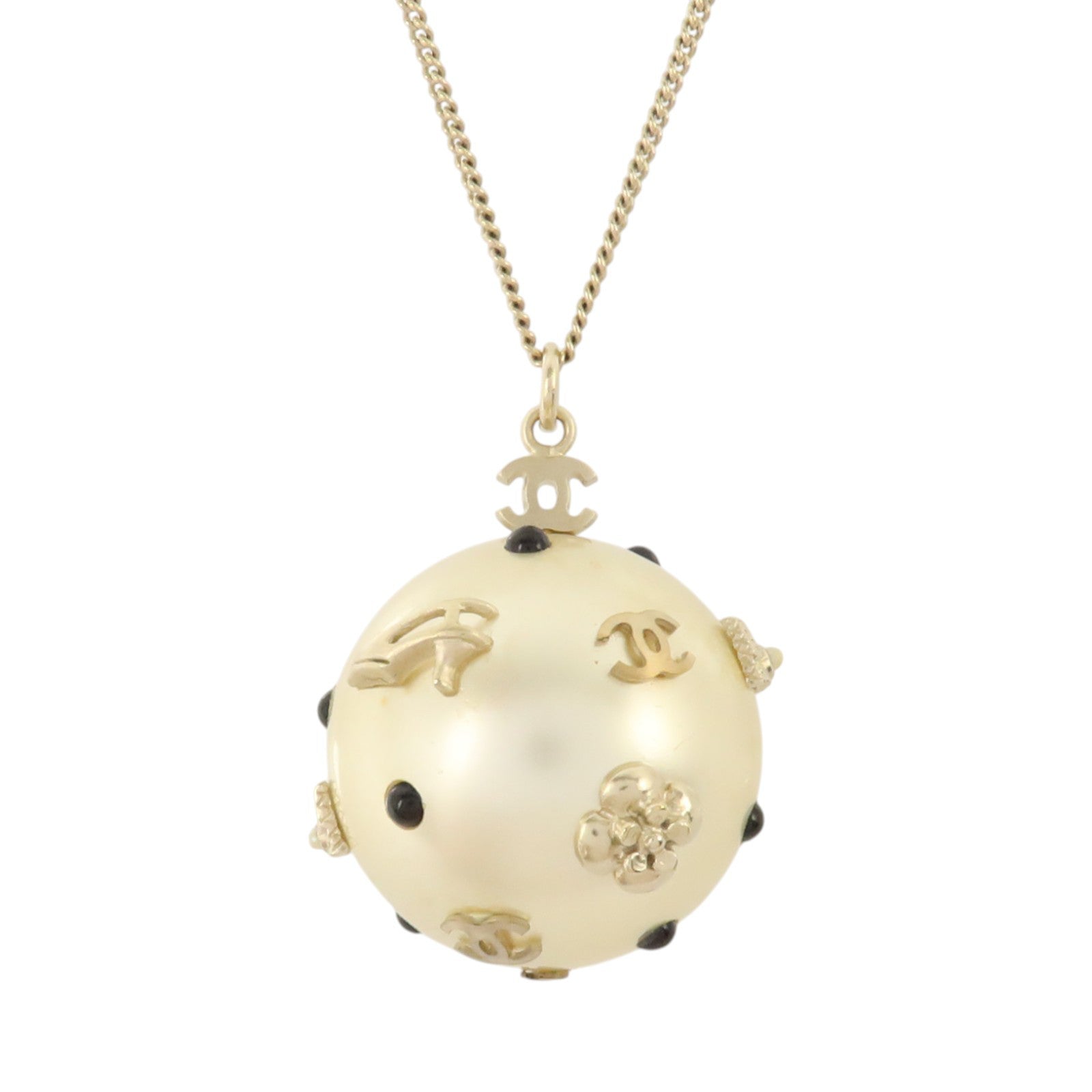 CHANEL PVC/金屬Necklace項鏈