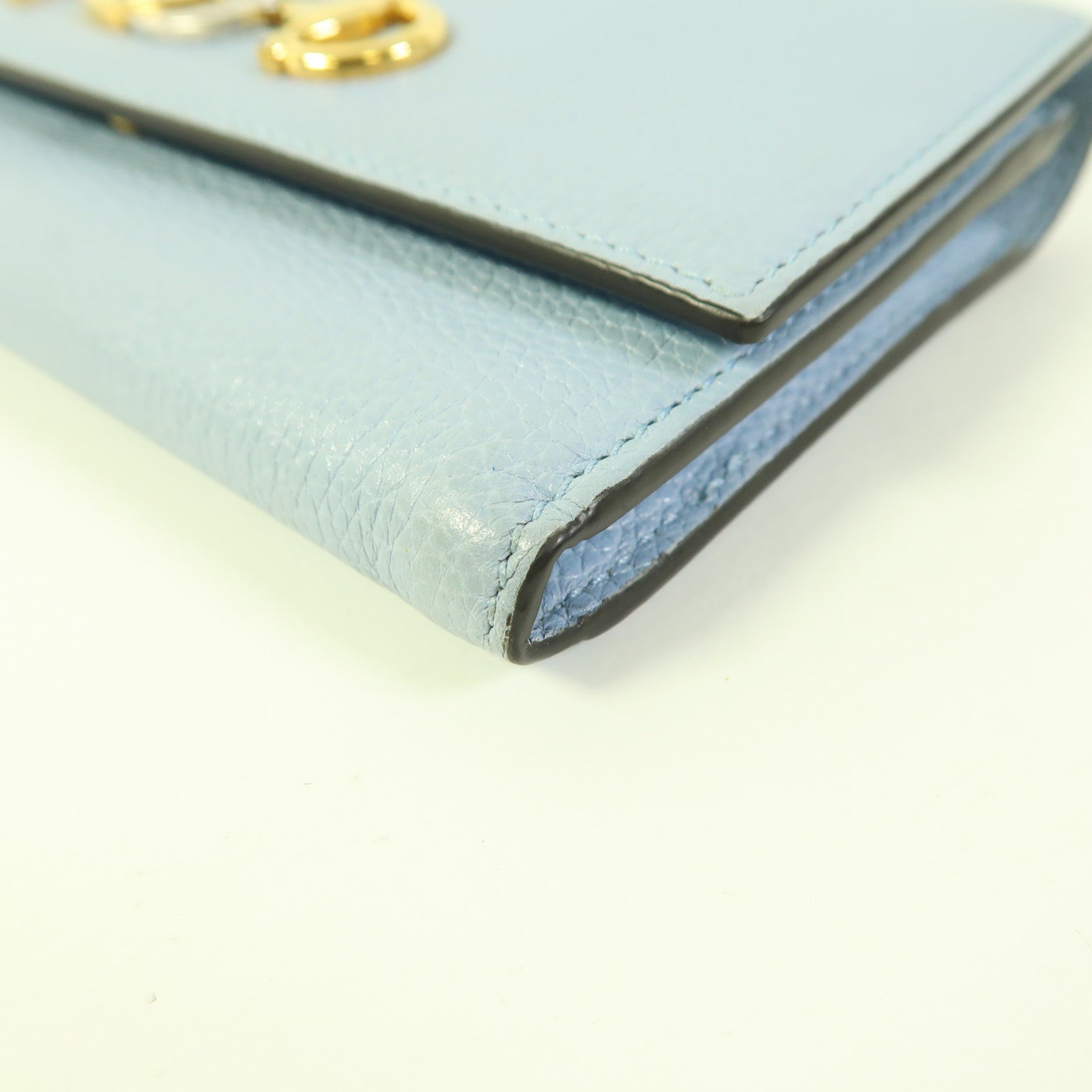 GUCCI 牛皮皮革Long Wallet金扣長錢包