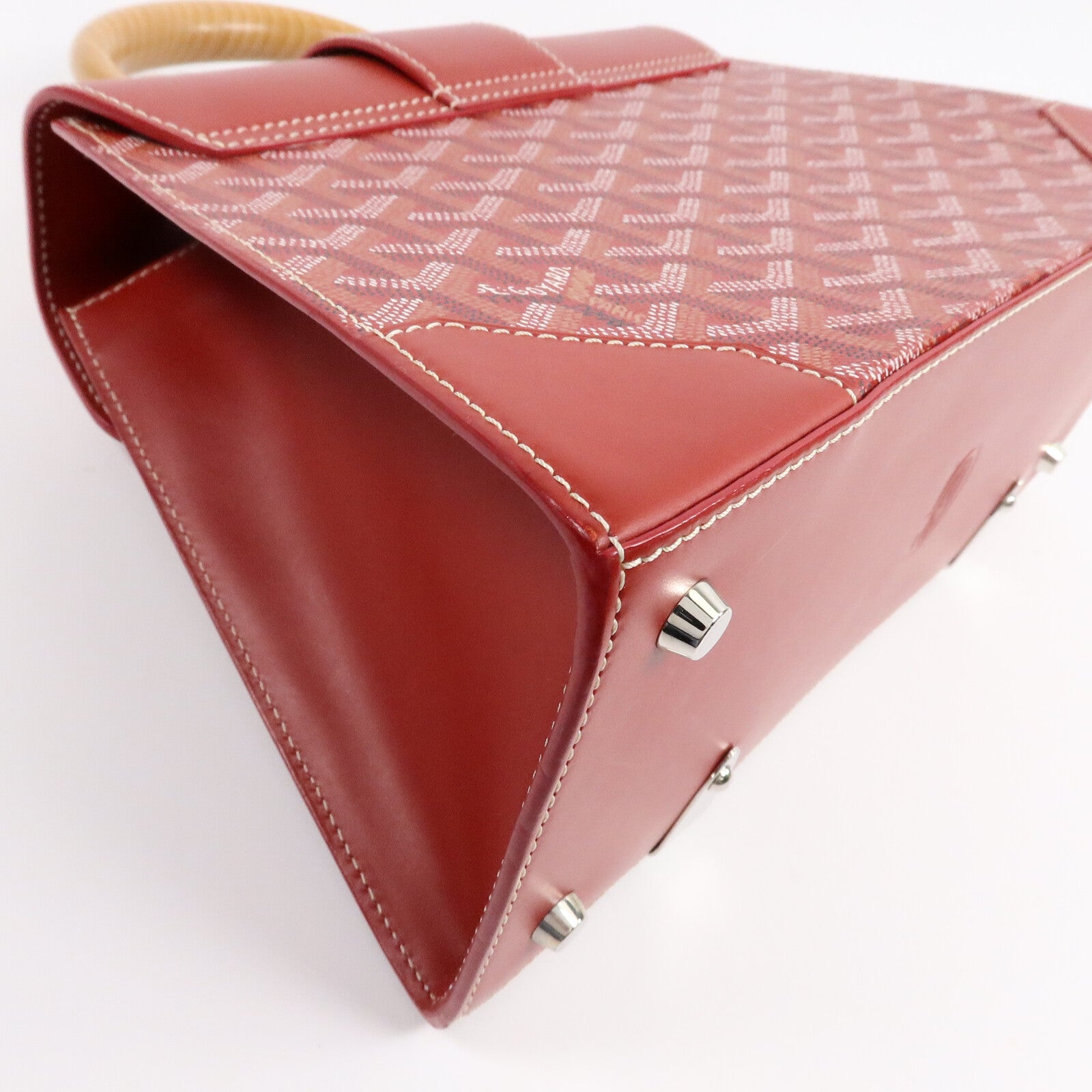 GOYARD 塗層帆布Saigon Structured PM手挽肩背兩用袋
