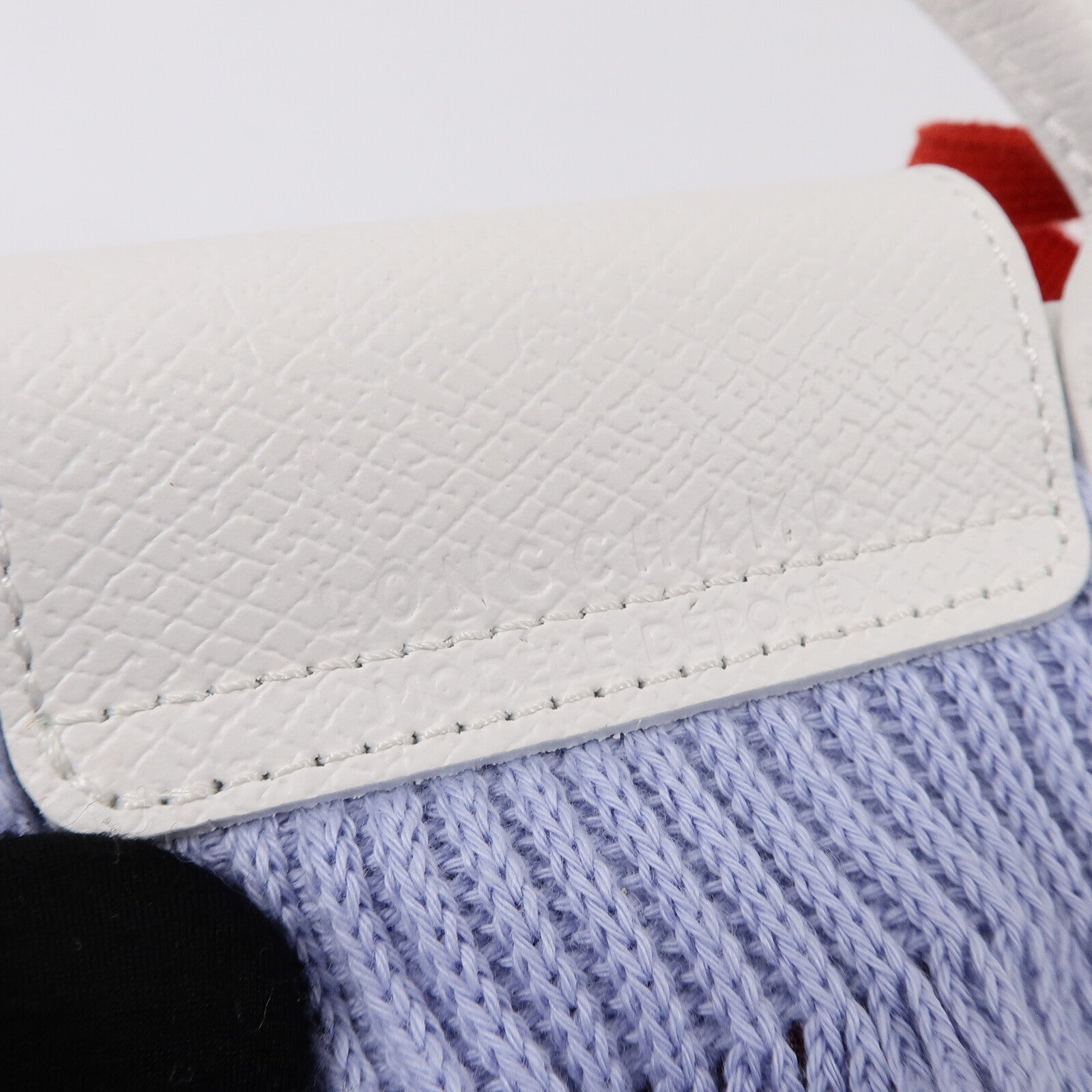 Longchamp 棉質/皮革Le Pliagr Mesh Bag L手挽肩背兩用袋