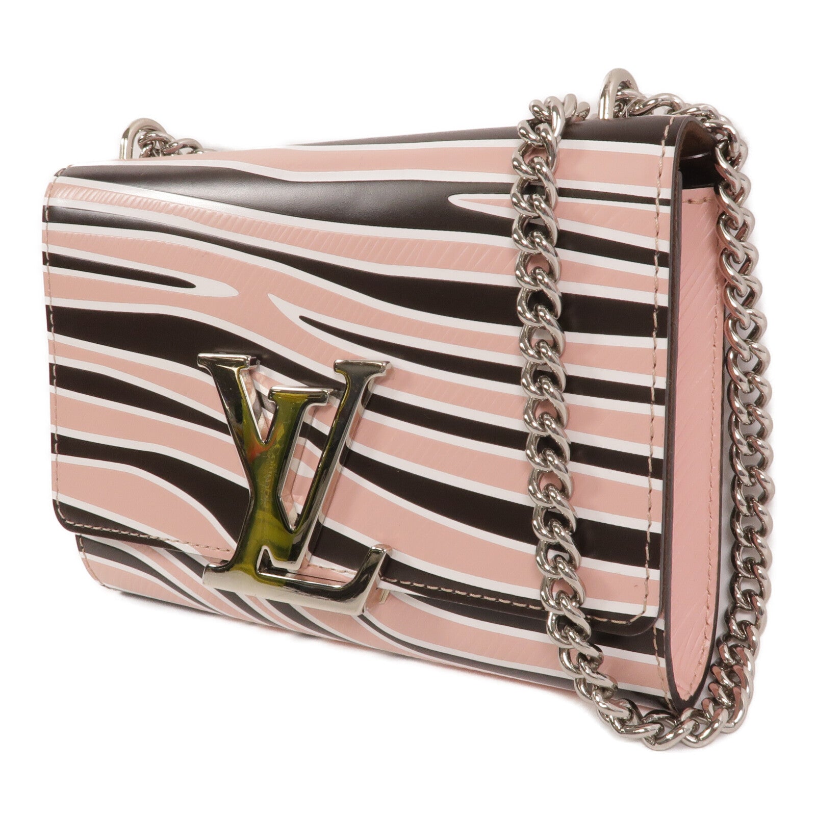 LOUIS VUITTON Epi Louise MM鏈帶肩背袋