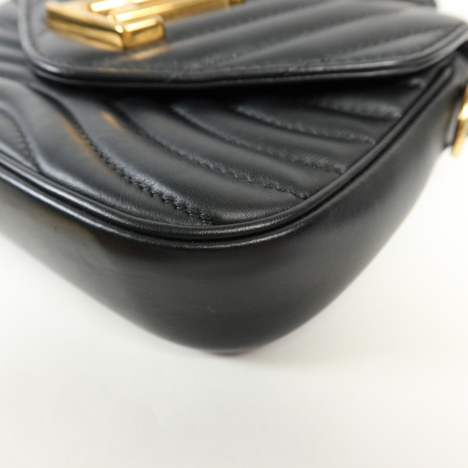 LOUIS VUITTON 牛皮皮革New Wave金扣手挽肩背兩用袋