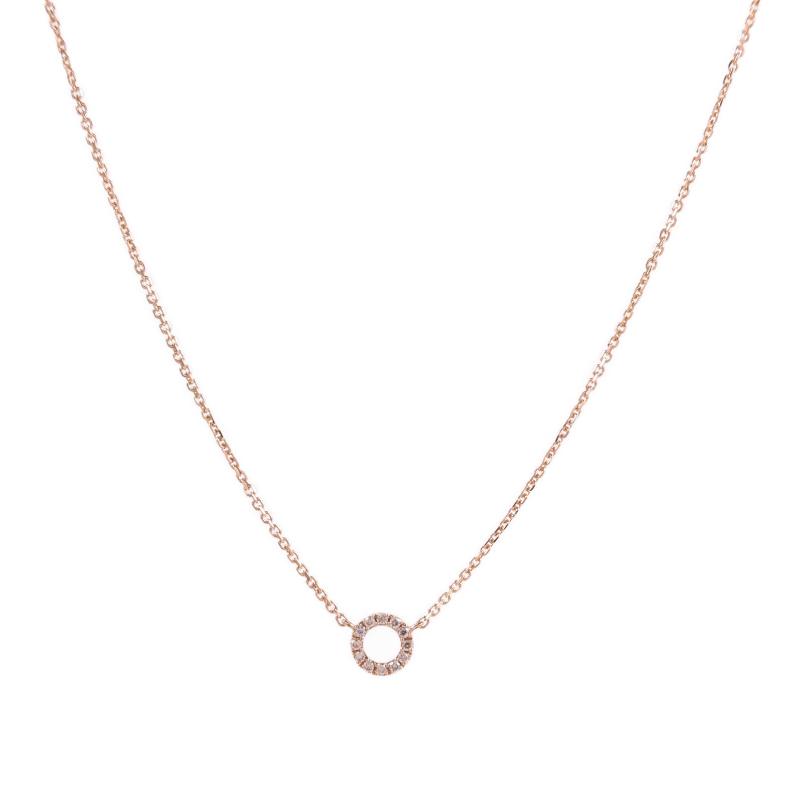 JEWELRY 18K玫瑰金Diamond Necklace鑽石項鍊