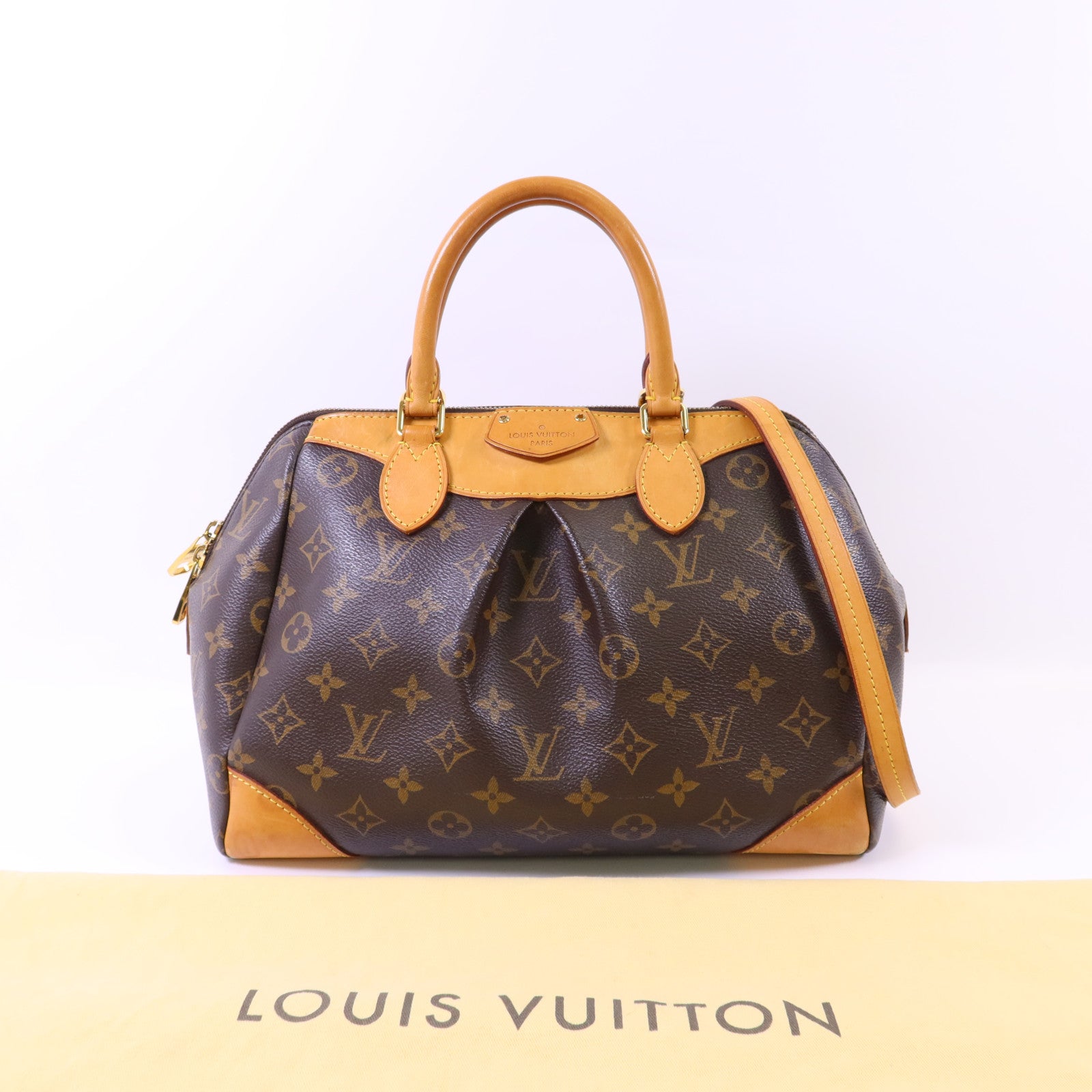 LOUIS VUITTON Monogram Segur金扣手挽肩背兩用袋