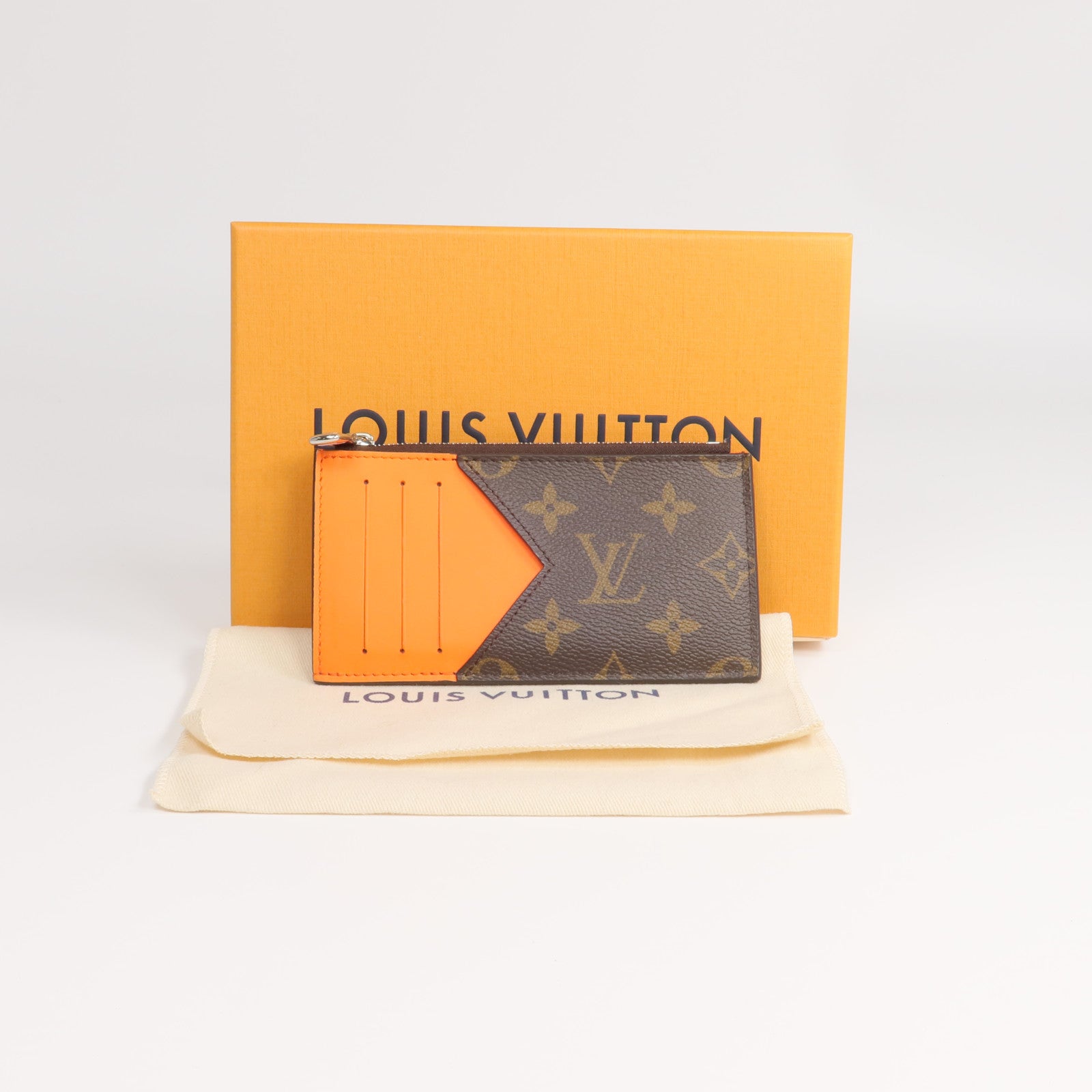 LOUIS VUITTON Monogram Card Holder銀扣卡片套