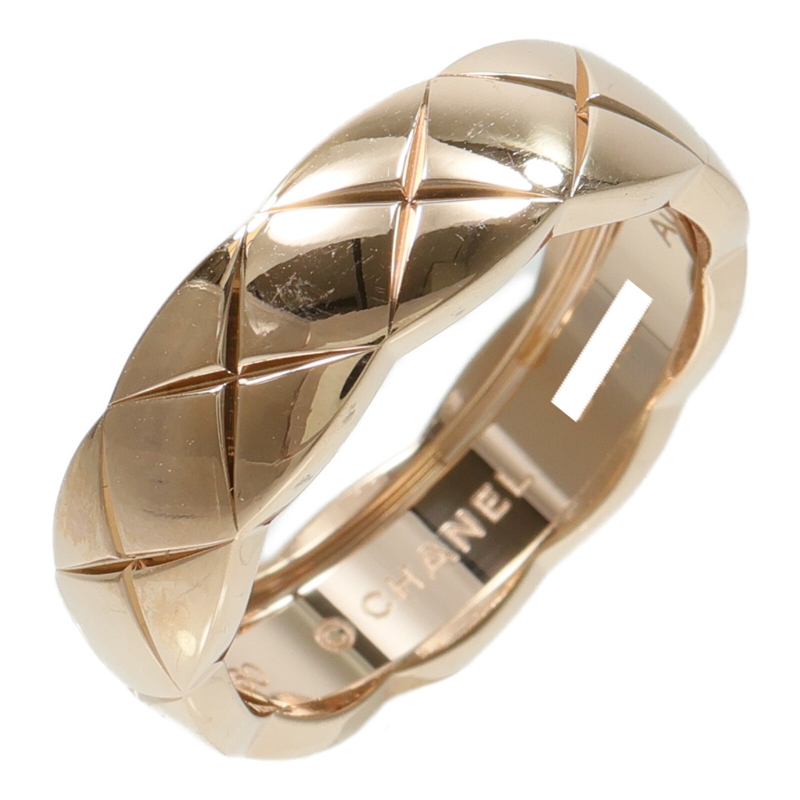 CHANEL 18K玫瑰金Coco Crush Ring戒指