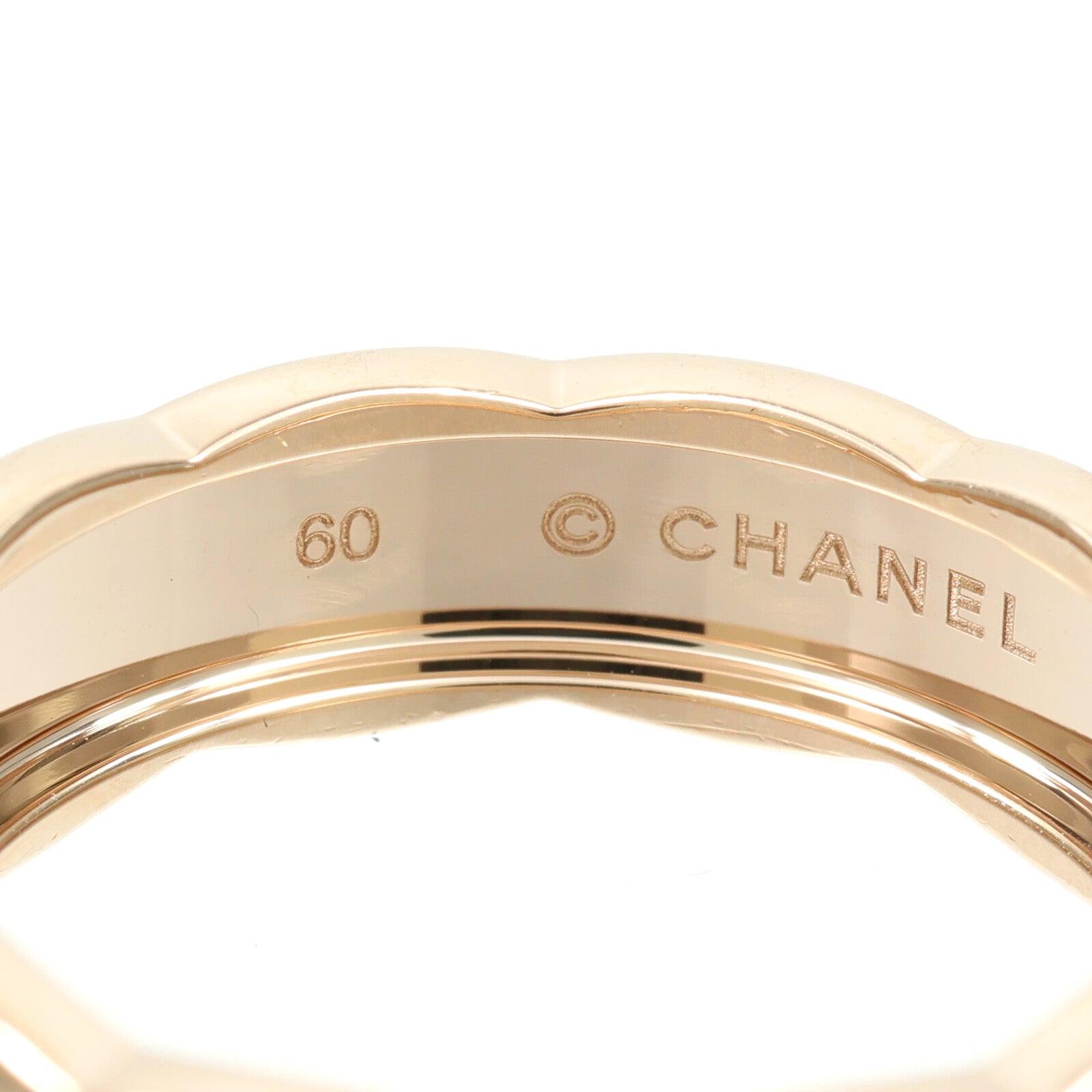 CHANEL 18K玫瑰金Coco Crush Ring戒指