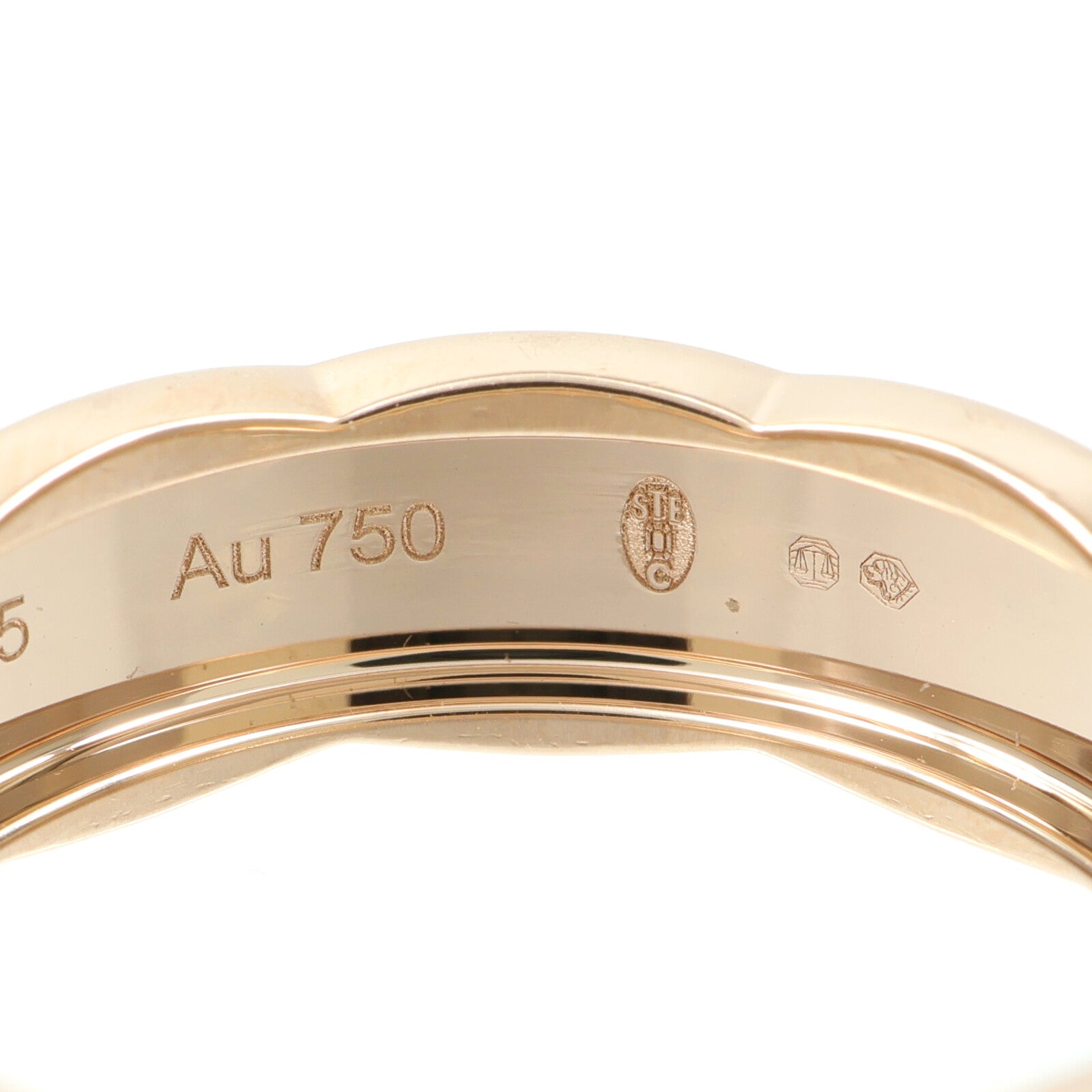 CHANEL 18K玫瑰金Coco Crush Ring戒指