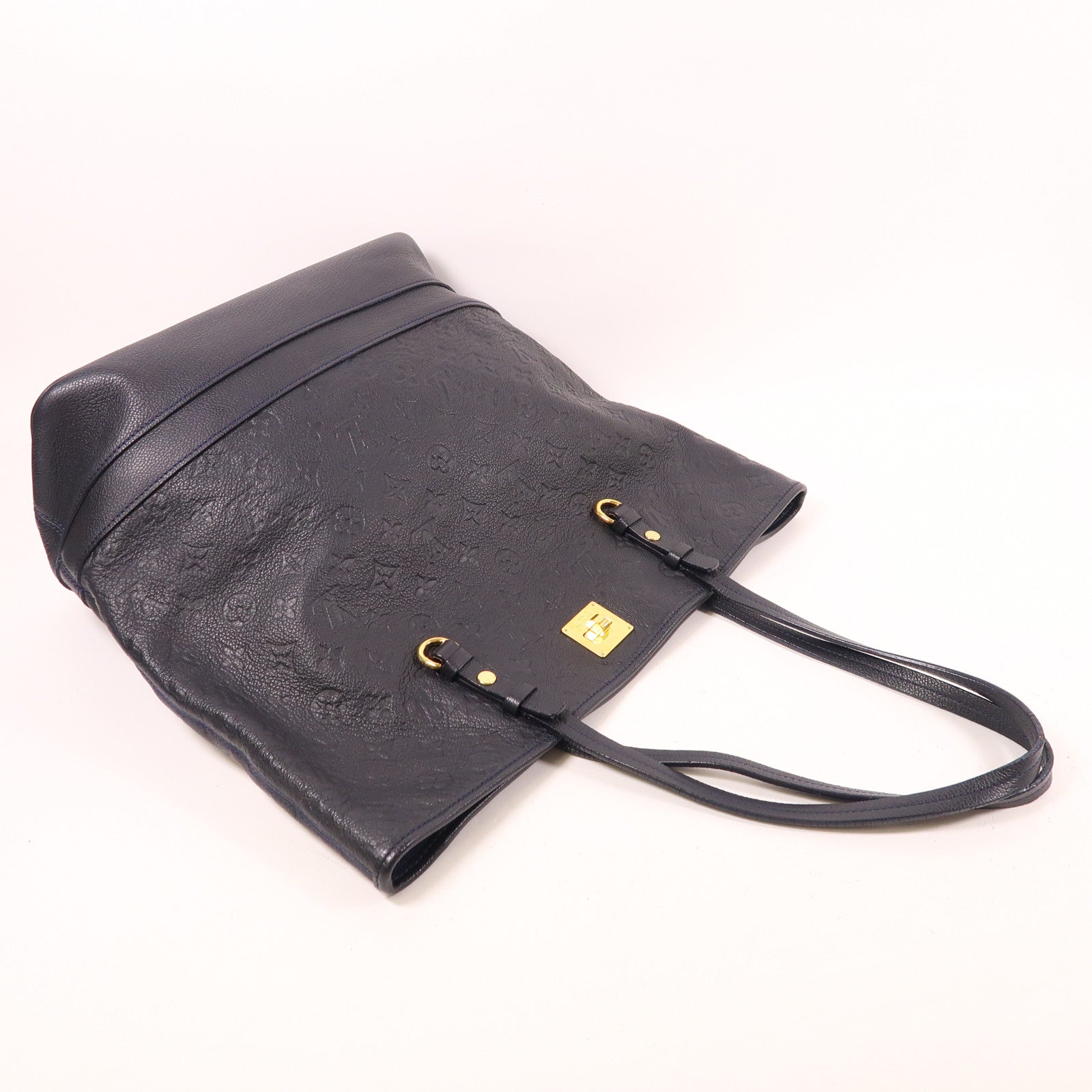 LOUIS VUITTON Monogram Empreinte Citadine GM金扣肩背袋