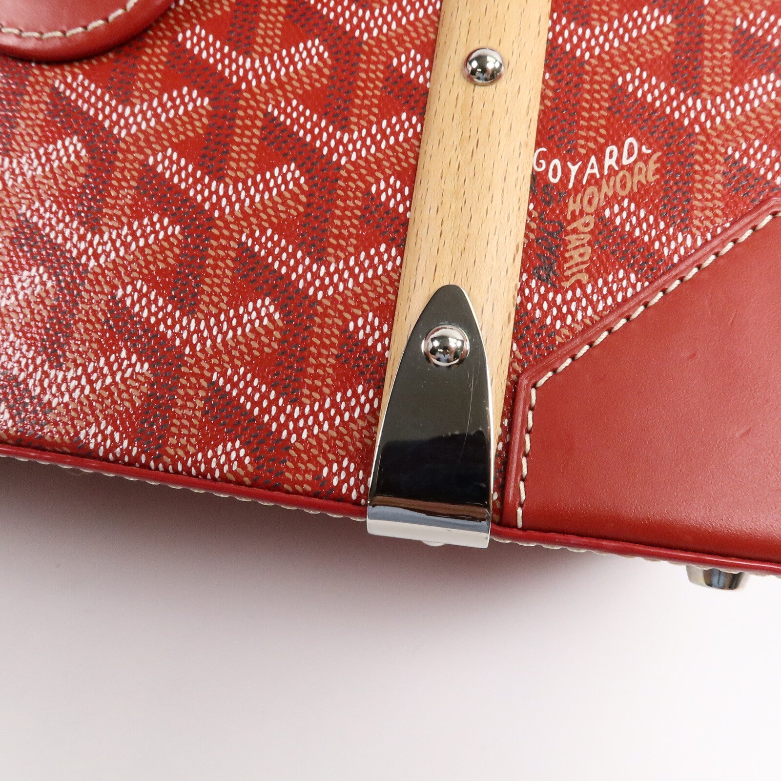 GOYARD 塗層帆布Saigon Structured PM手挽肩背兩用袋